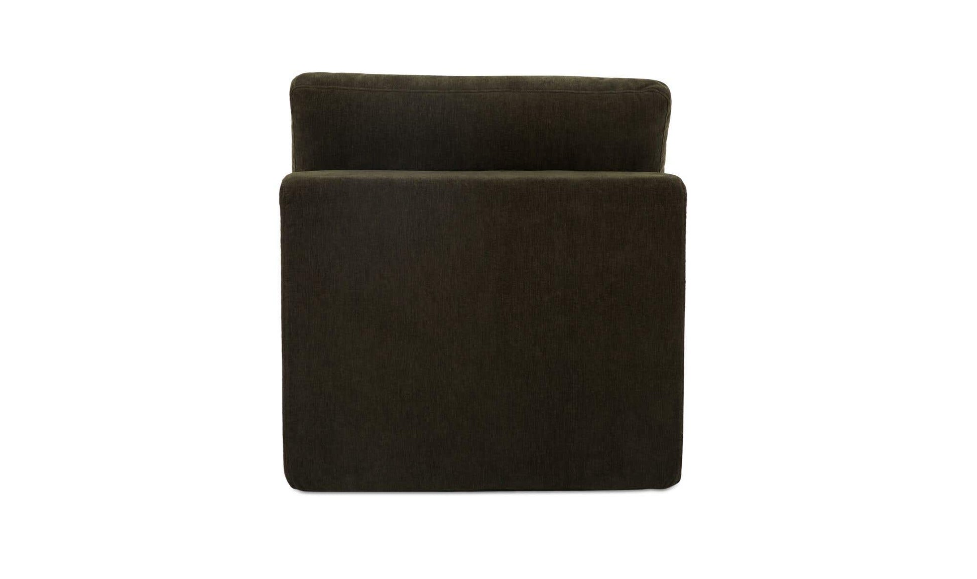 Cates Slipper Chair Dark Green by Moe's Home Collection - view 10