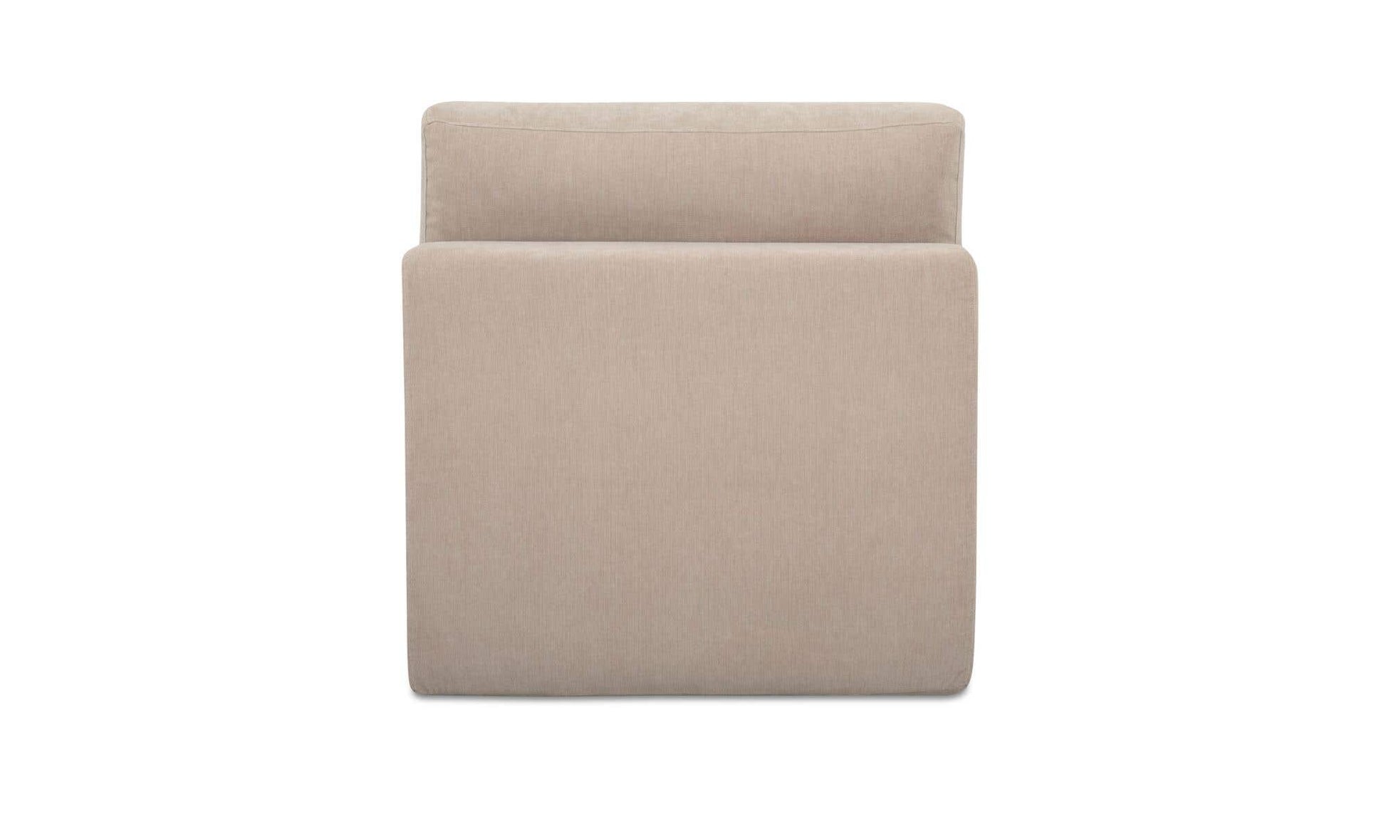 Cates Slipper Chair Pebble by Moe's Home Collection - view 10