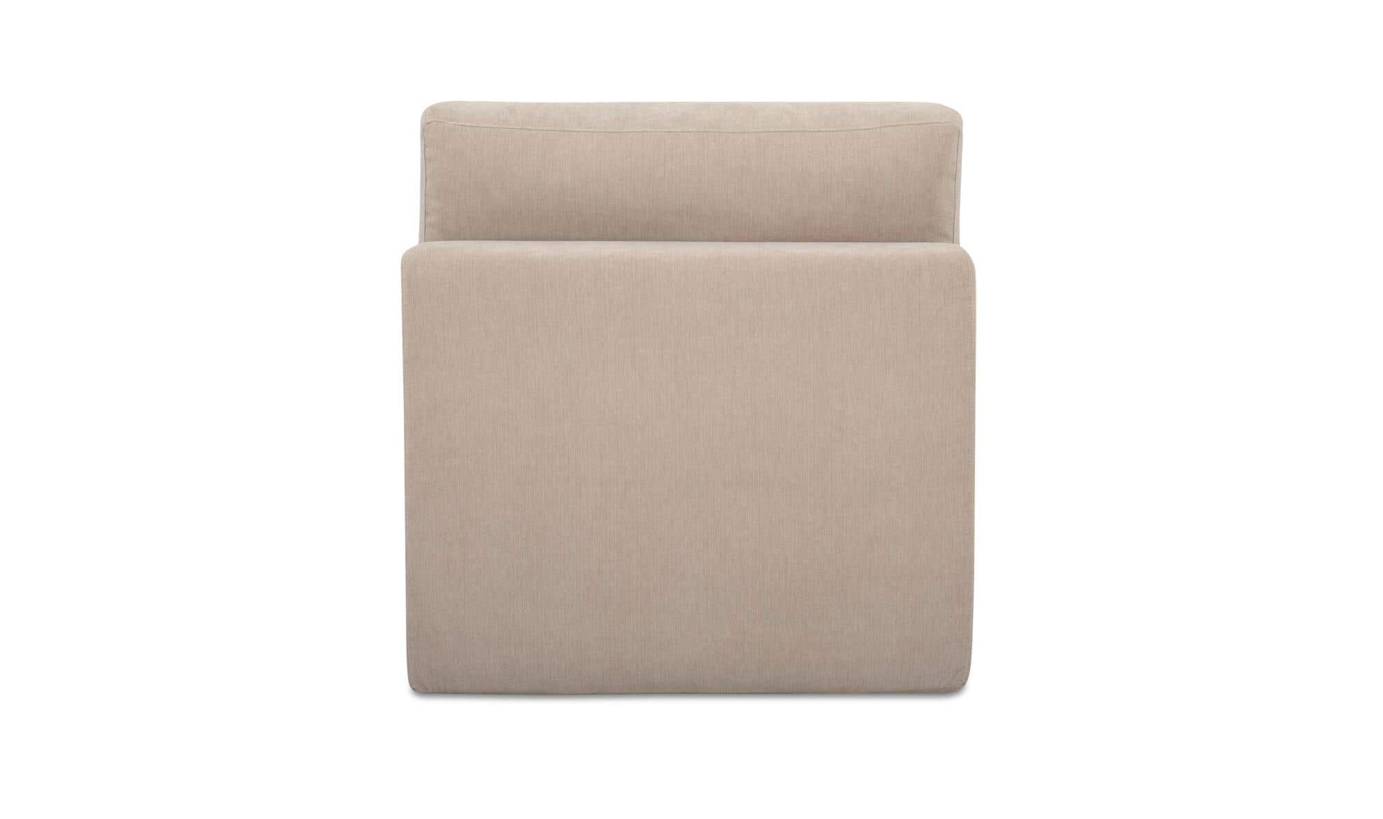 Cates Slipper Chair Pebble by Moe's Home Collection - view 10