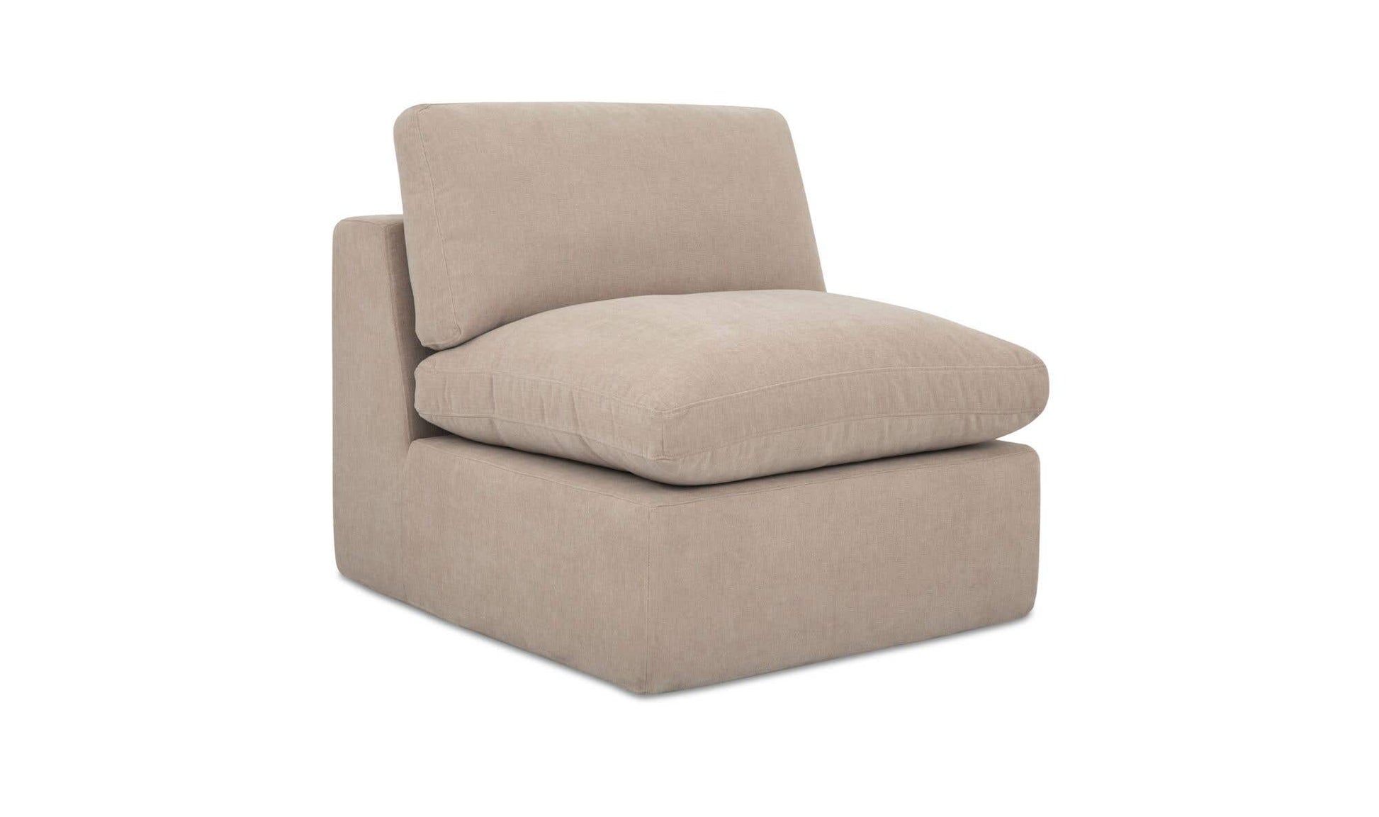 Cates Slipper Chair Pebble by Moe's Home Collection - view 8
