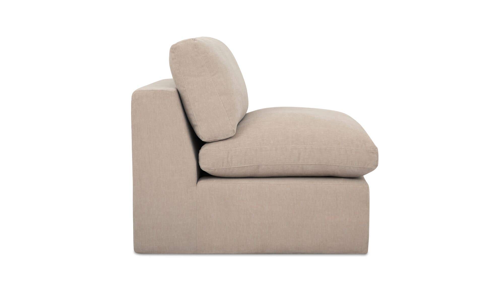 Cates Slipper Chair Pebble by Moe's Home Collection - view 9