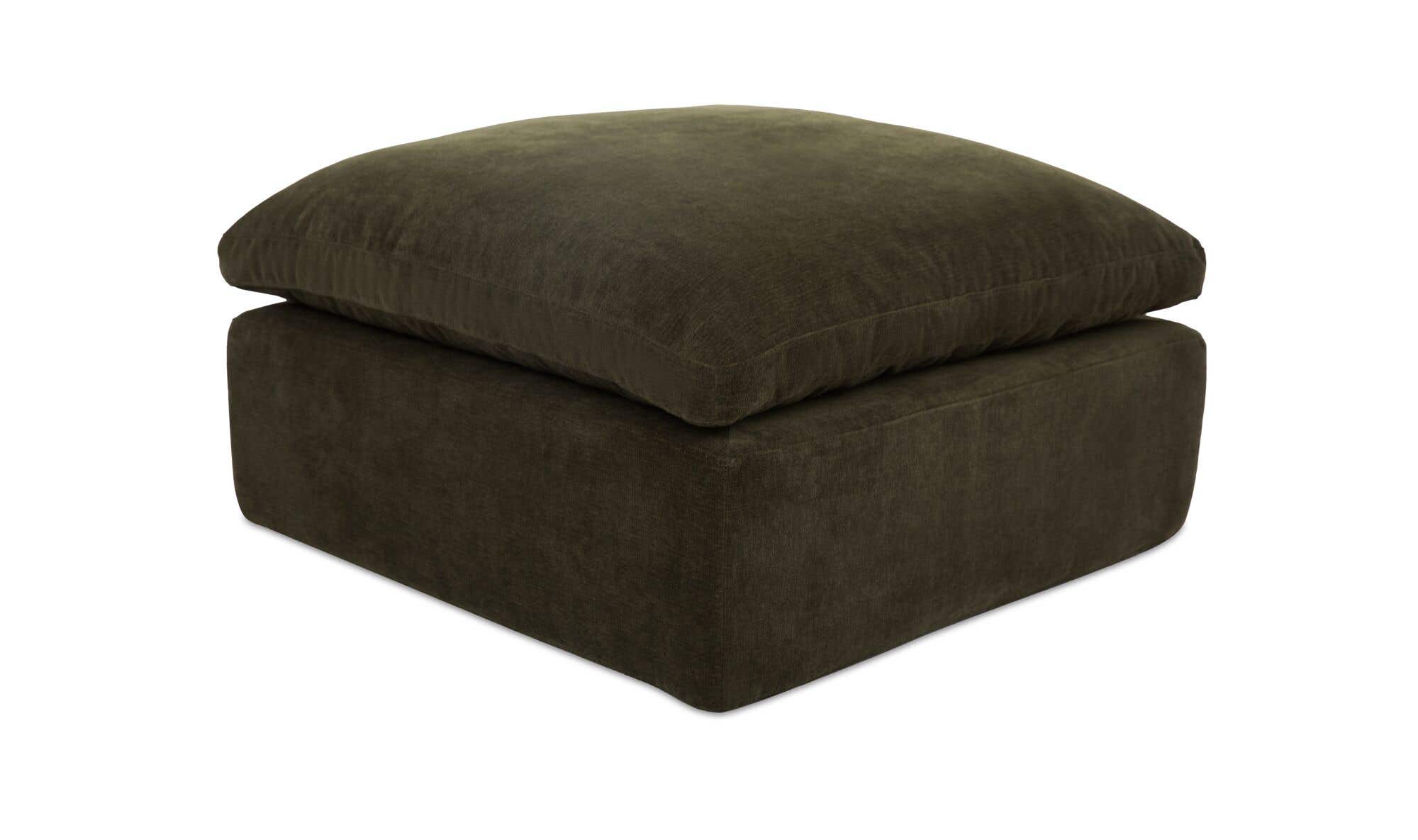 Cates Ottoman Dark Green by Moe's Home Collection - view 8