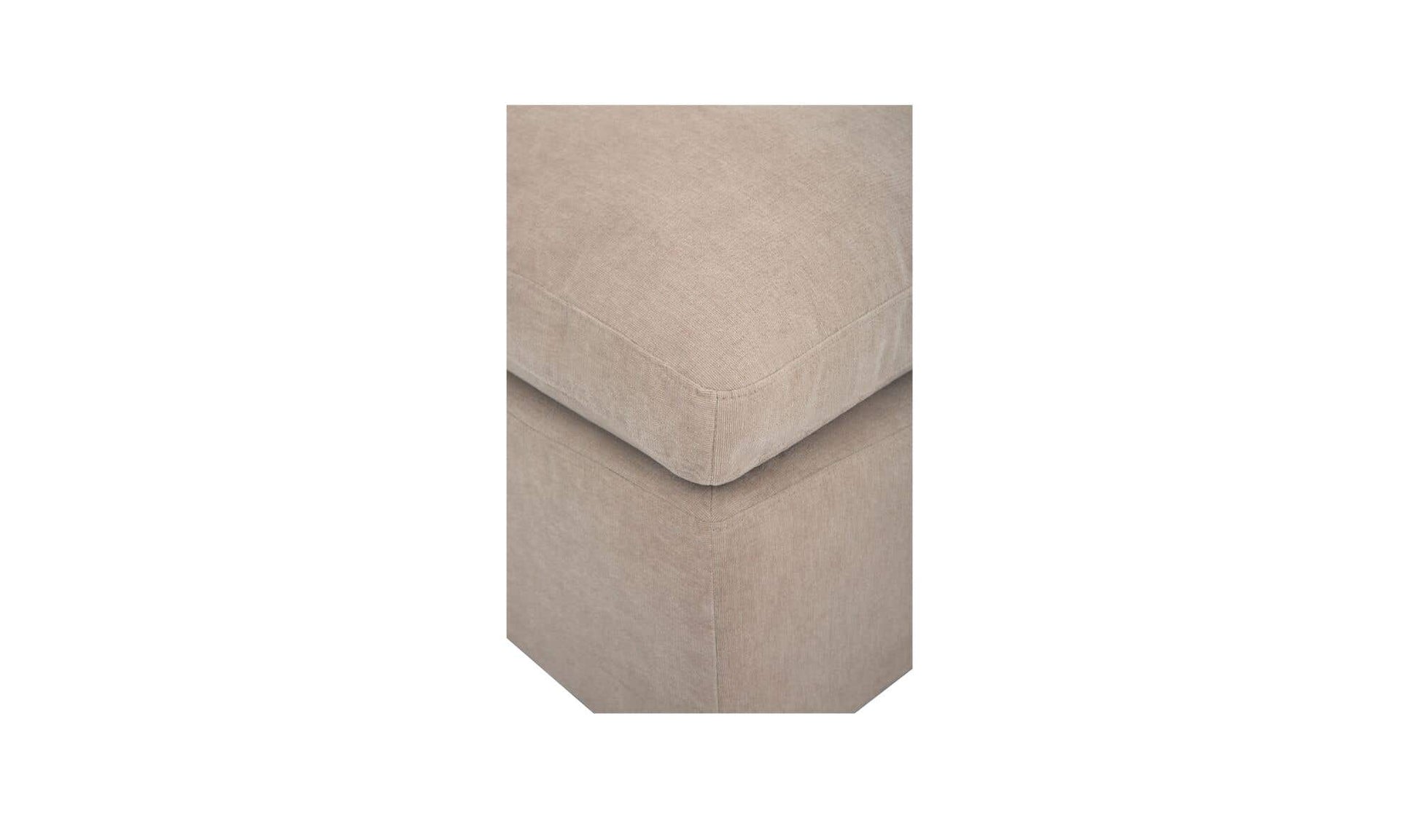 Cates Ottoman Pebble by Moe's Home Collection - view 10