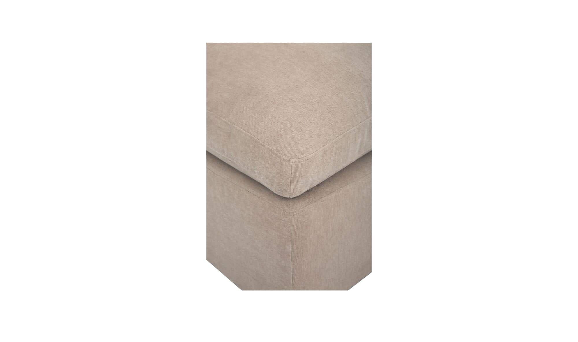 Cates Ottoman Pebble by Moe's Home Collection - view 10