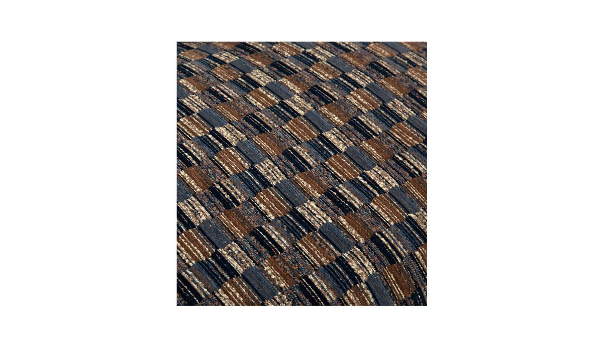 Cates Ottoman Navy And Brown by Moe's Home Collection - view 7