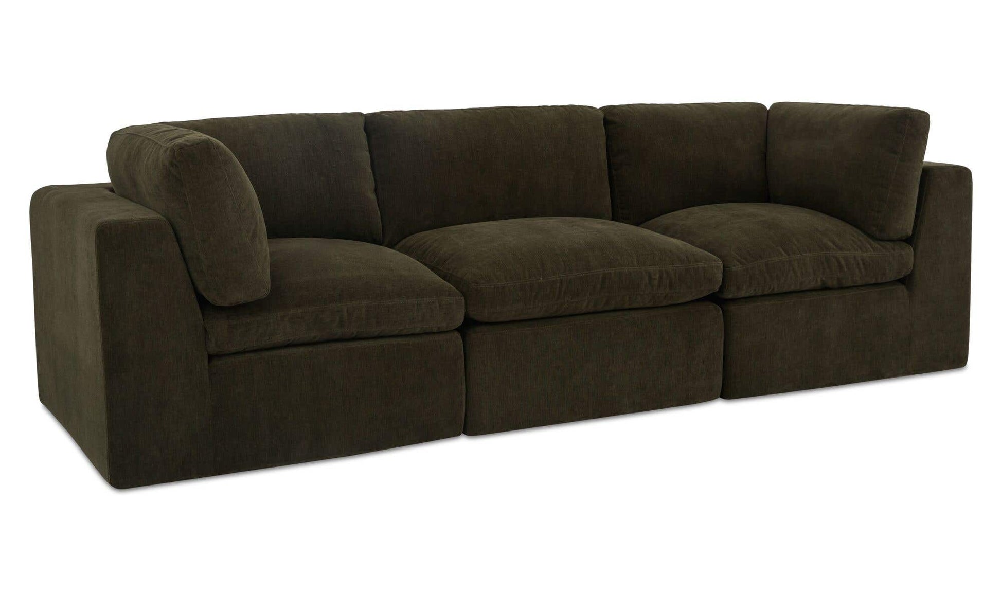 Cates Modular Sofa Dark Green by Moe's Home Collection - view 8