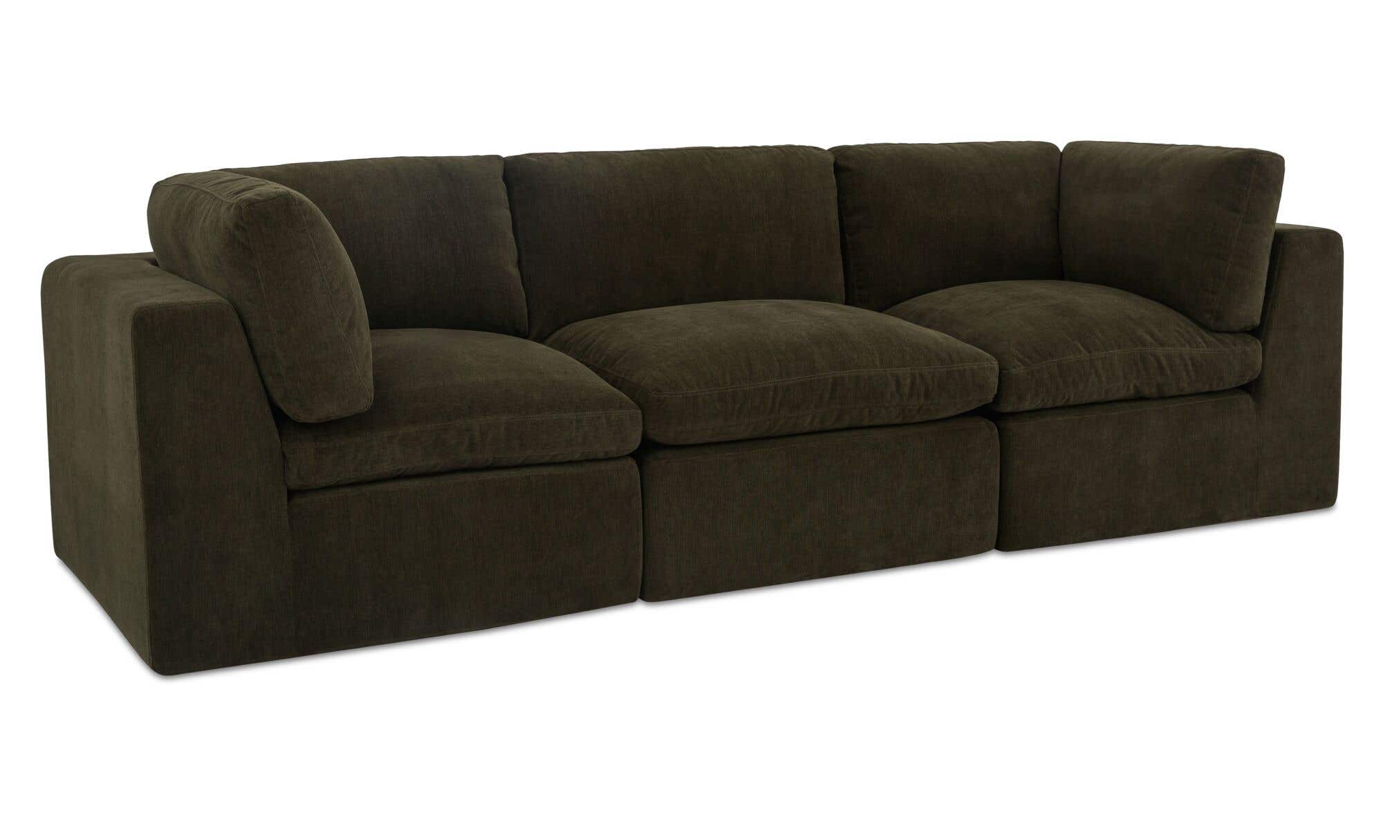 Cates Modular Sofa Dark Green by Moe's Home Collection - view 8