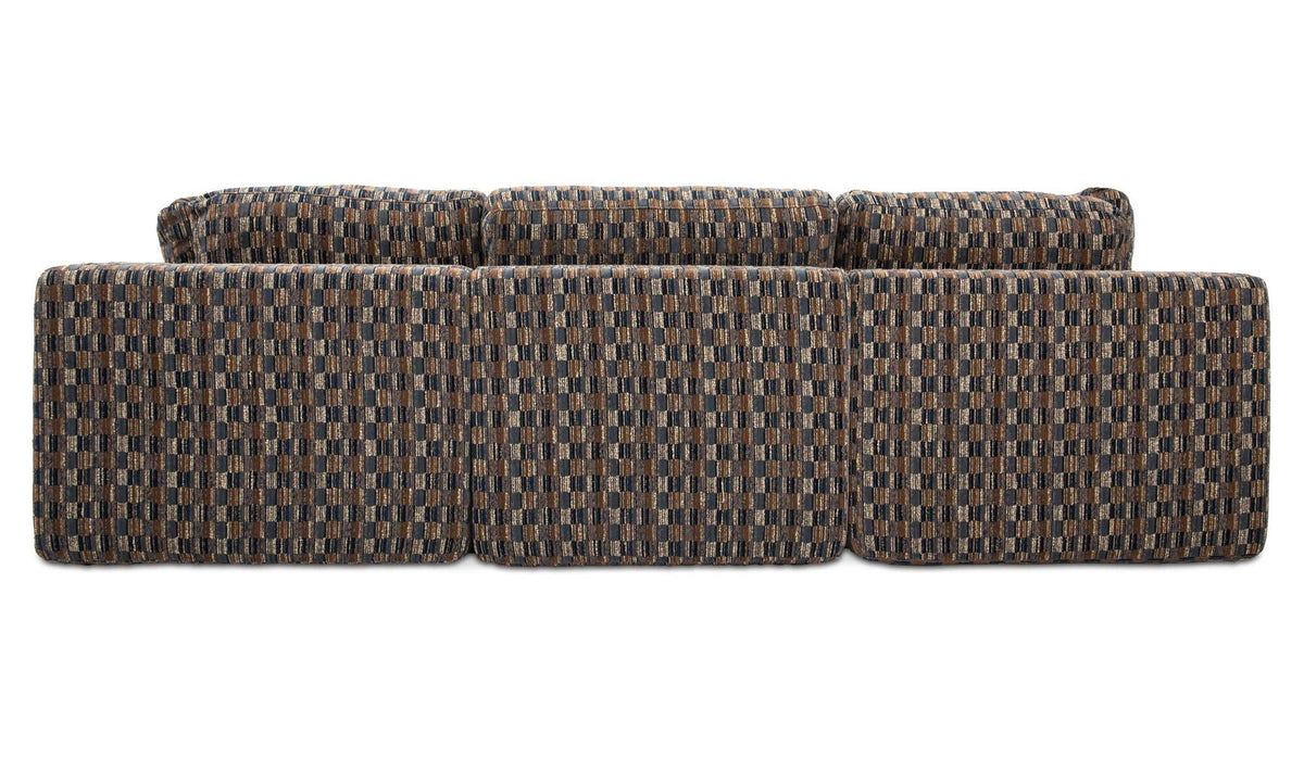 Cates Modular Sofa Navy And Brown by Moe's Home Collection - view 6