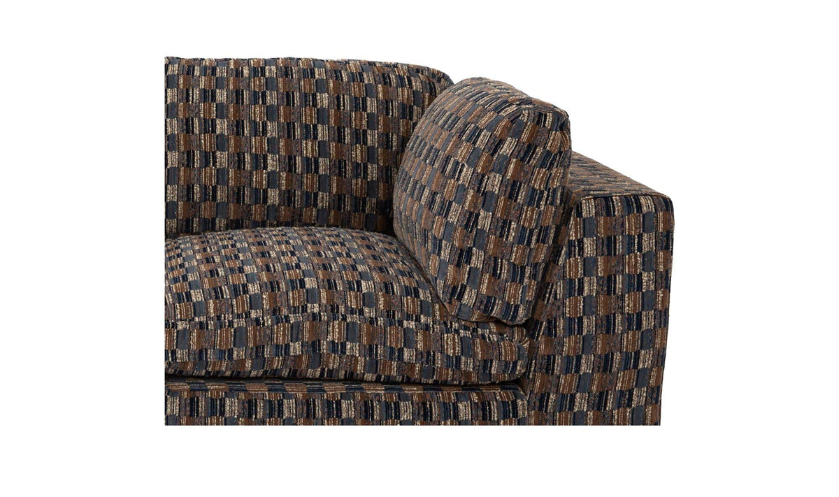 Cates Modular Sofa Navy And Brown by Moe's Home Collection - view 7
