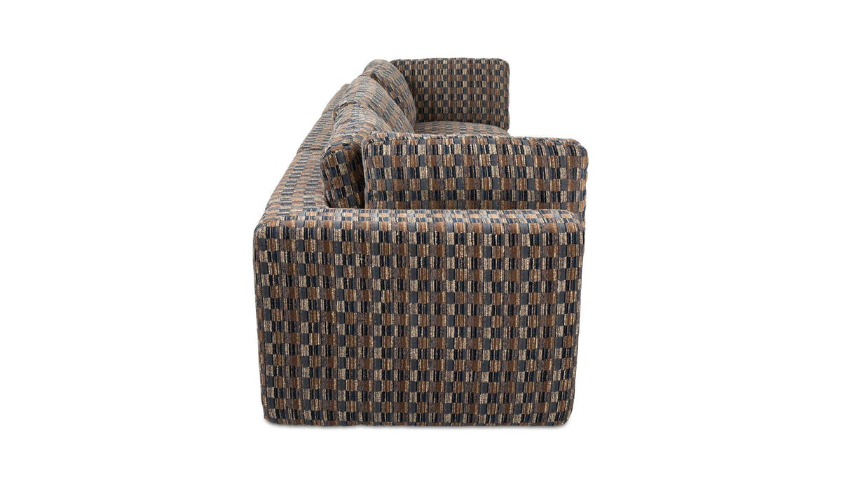 Cates Modular Sofa Navy And Brown by Moe's Home Collection - view 5