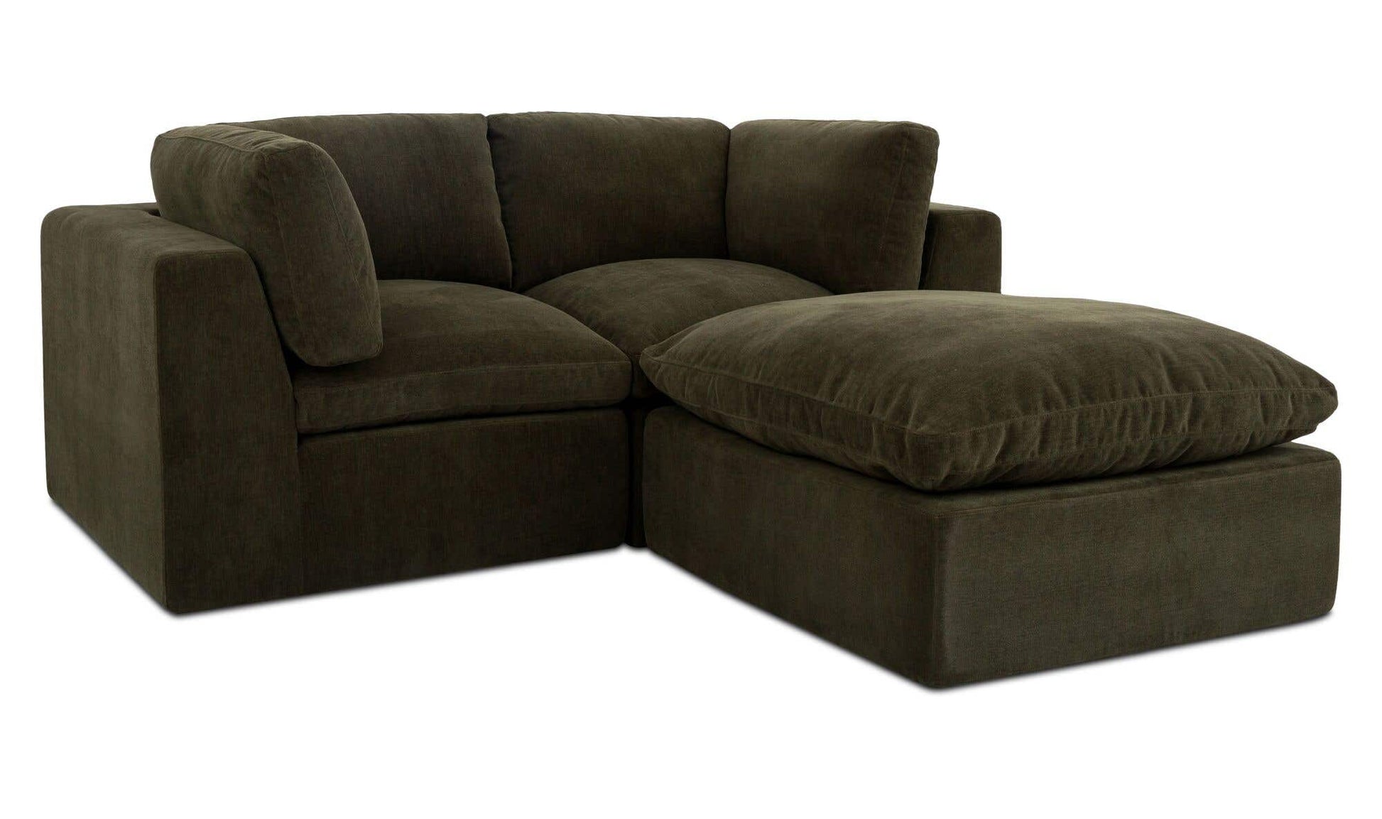 Cates Nook Modular Sectional Dark Green by Moe's Home Collection - view 8