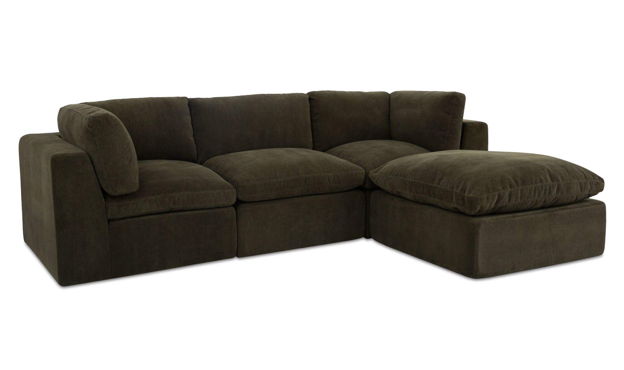 Cates Lounge Modular Sectional Dark Green by Moe's Home Collection - view 8