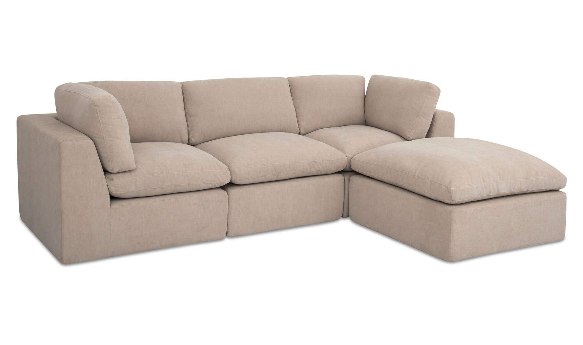 Cates Lounge Modular Sectional Pebble by Moe's Home Collection - view 9