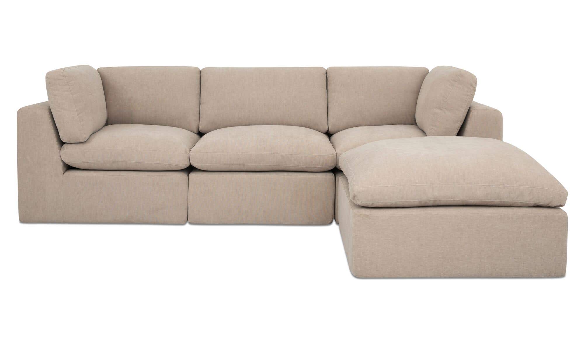 Cates Lounge Modular Sectional Pebble by Moe's Home Collection - view 6