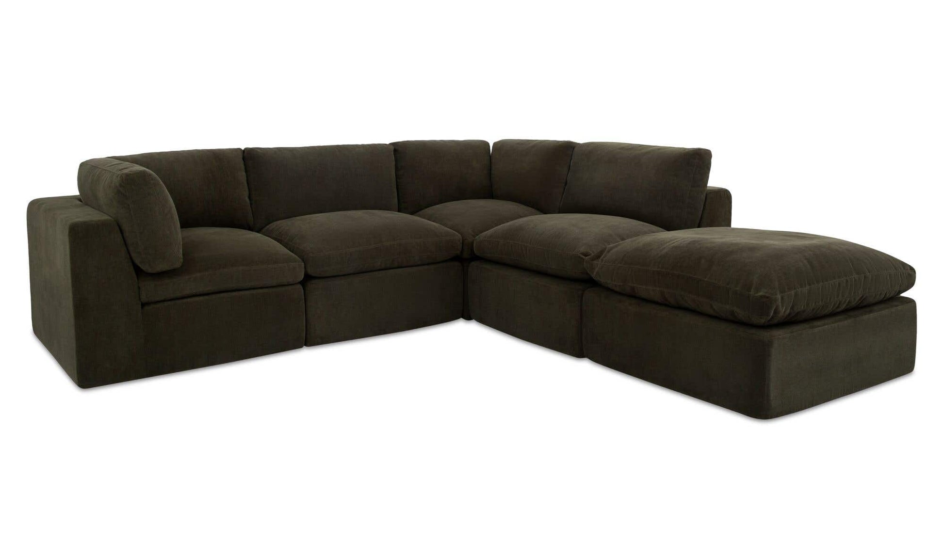 Cates Dream Modular Sectional Dark Green by Moe's Home Collection - view 8