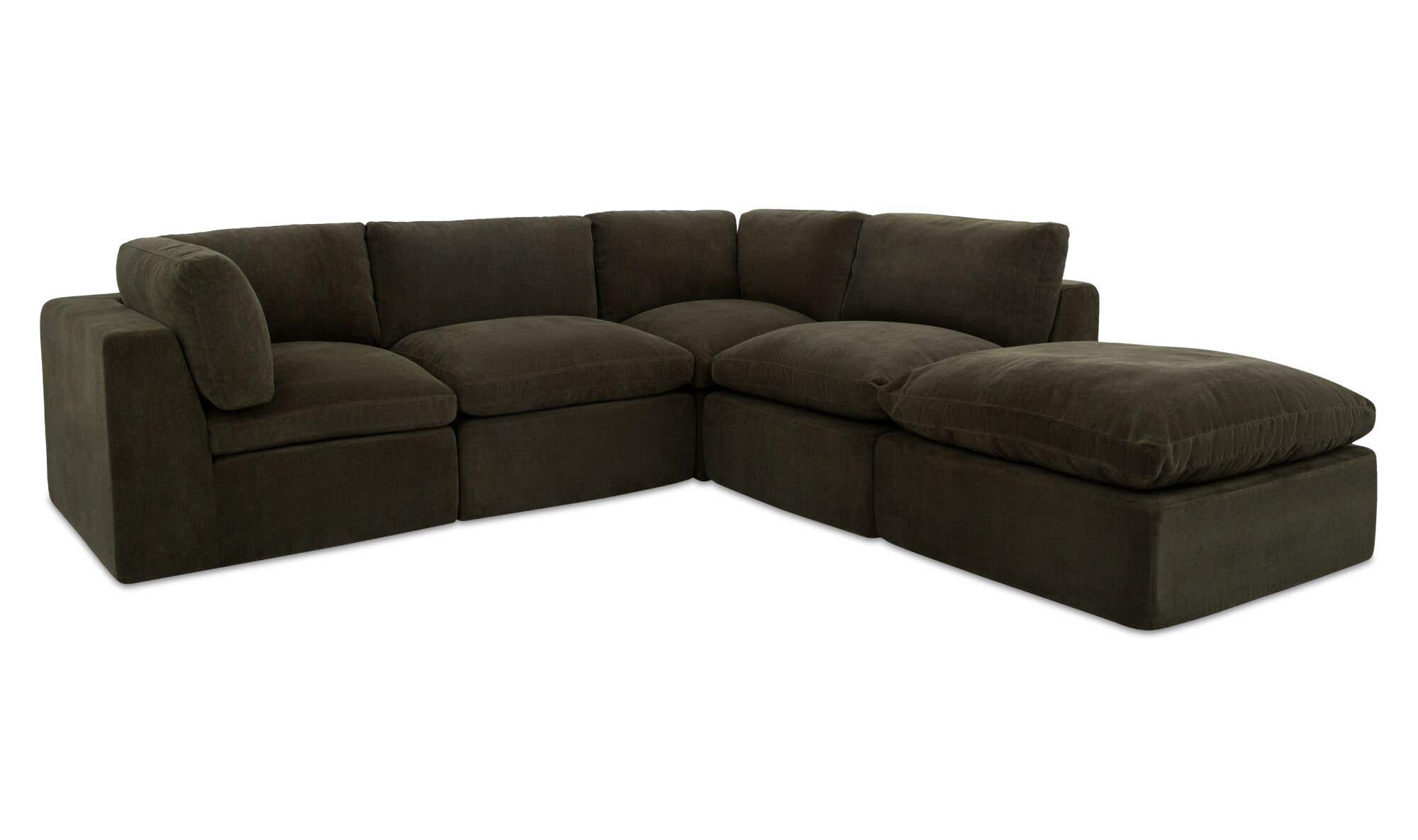 Cates Dream Modular Sectional Dark Green by Moe's Home Collection - view 8