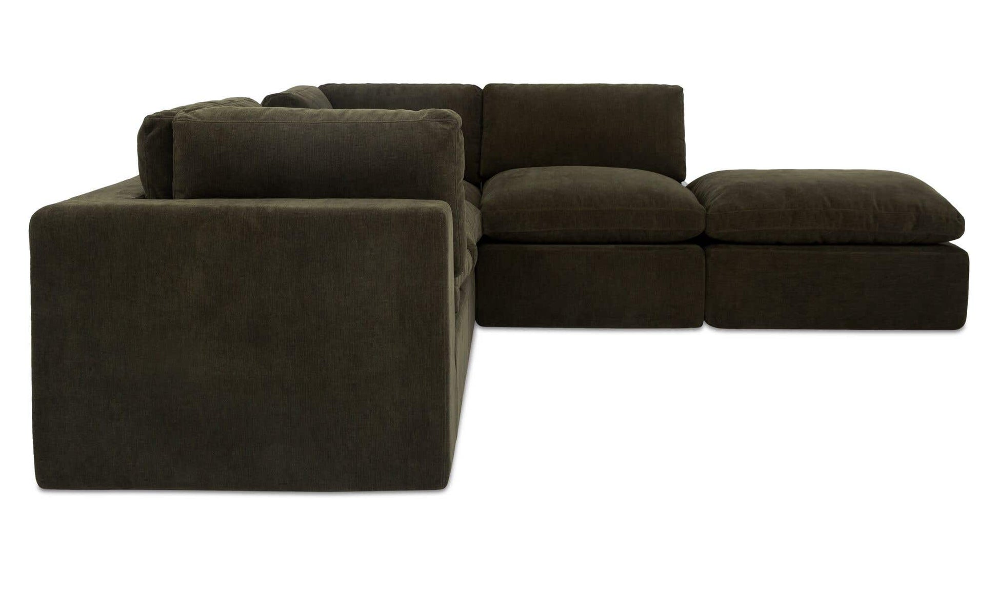 Cates Dream Modular Sectional Dark Green by Moe's Home Collection - view 9