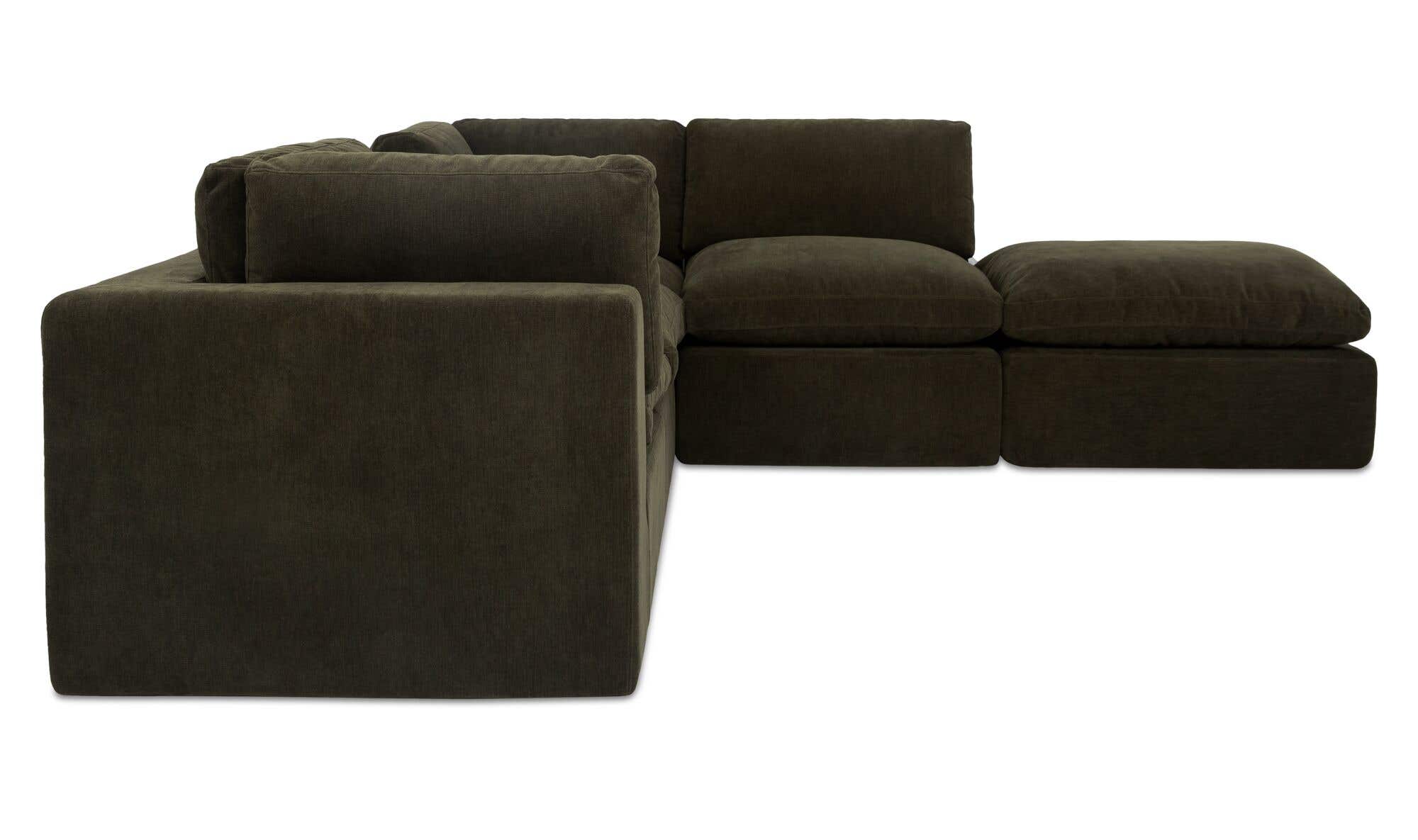 Cates Dream Modular Sectional Dark Green by Moe's Home Collection - view 9