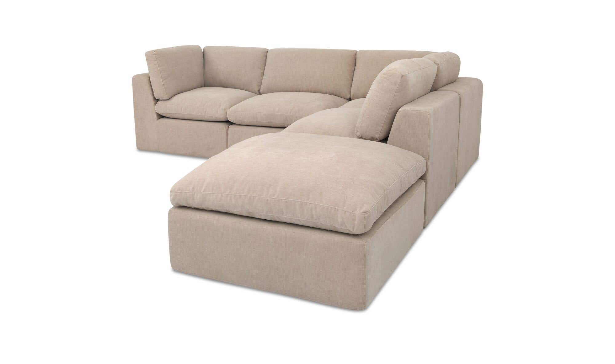 Cates Dream Modular Sectional Pebble by Moe's Home Collection - view 11