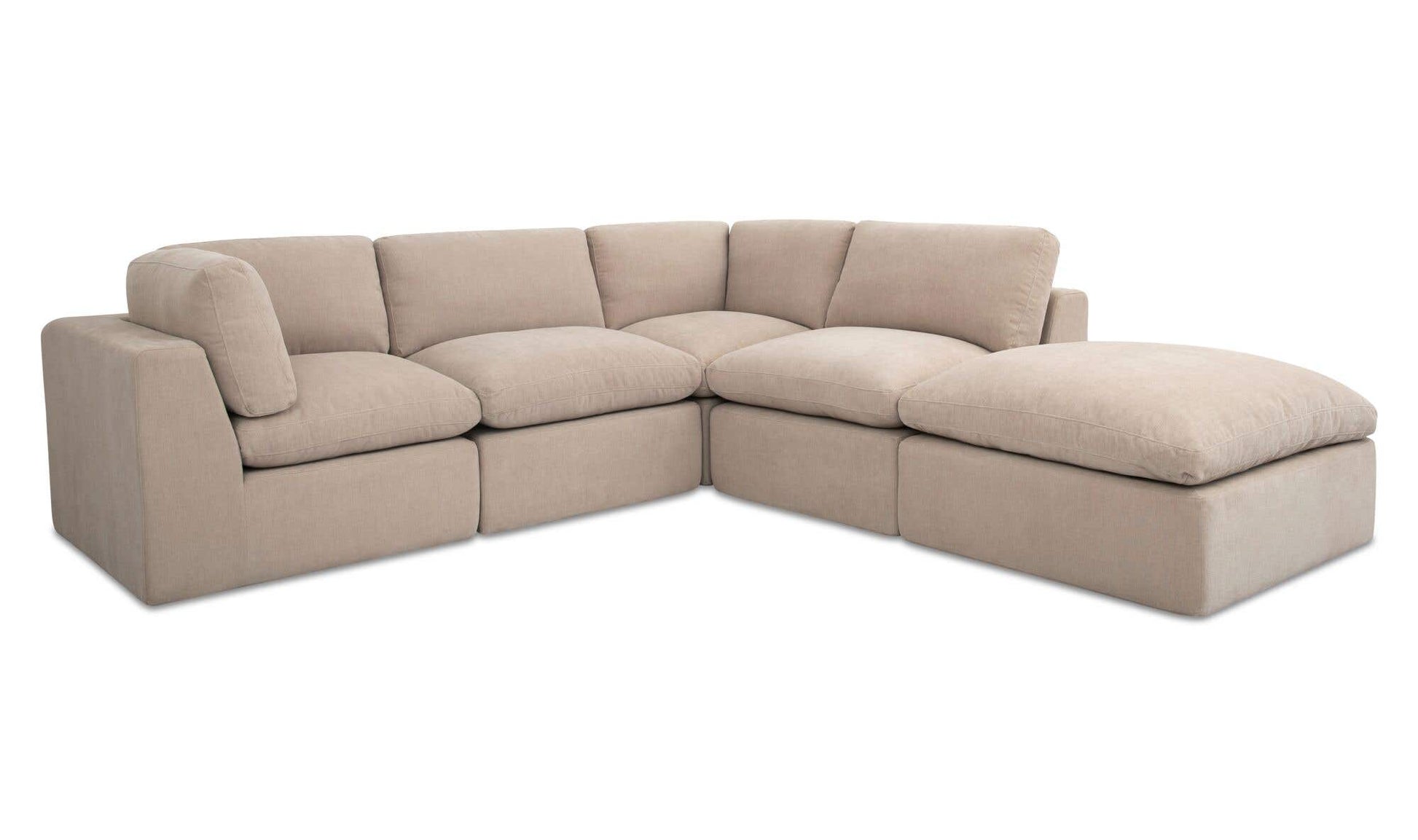 Cates Dream Modular Sectional Pebble by Moe's Home Collection - view 8