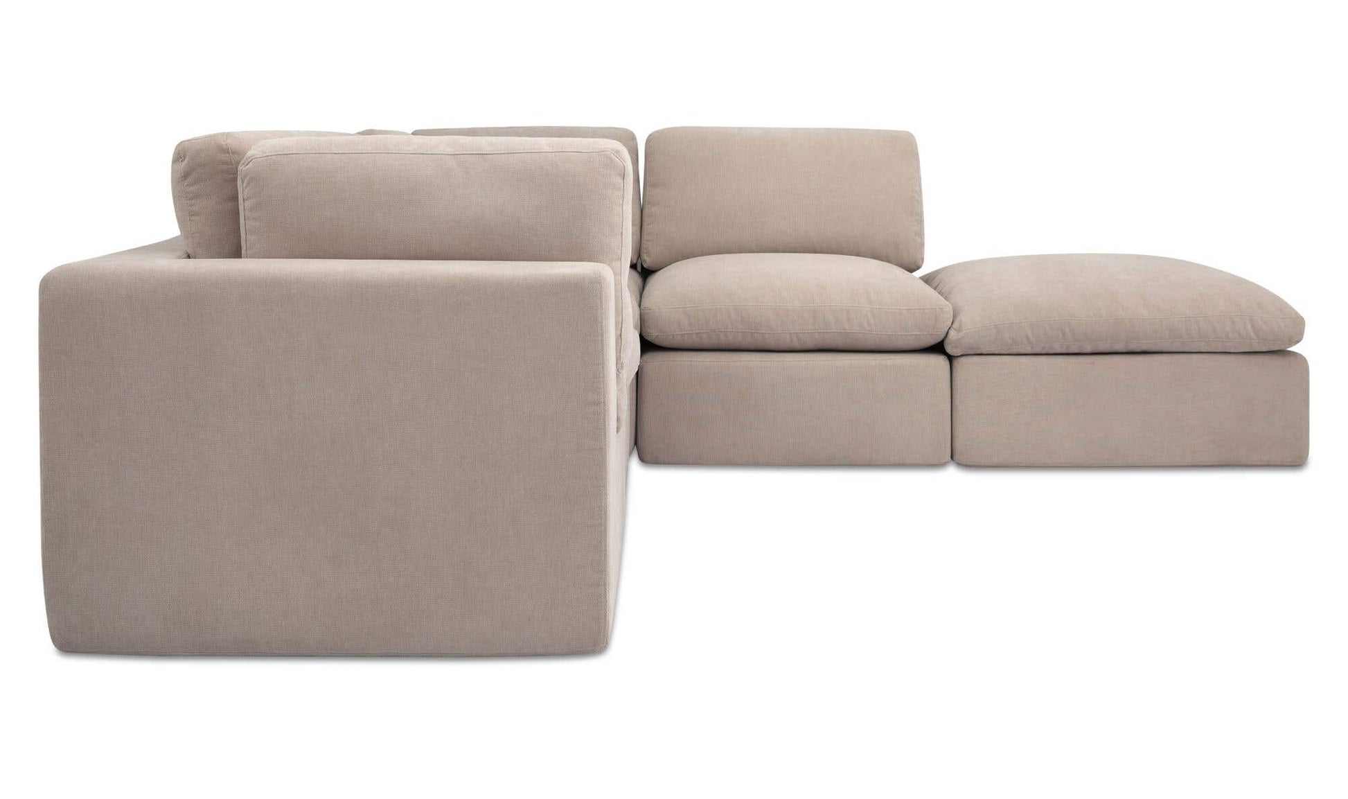 Cates Dream Modular Sectional Pebble by Moe's Home Collection - view 9