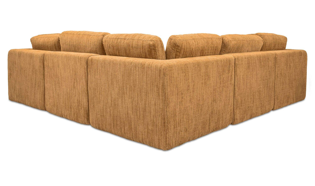 Cates Classic L Modular Sectional Golden Wheat by Moe's Home Collection - view 6