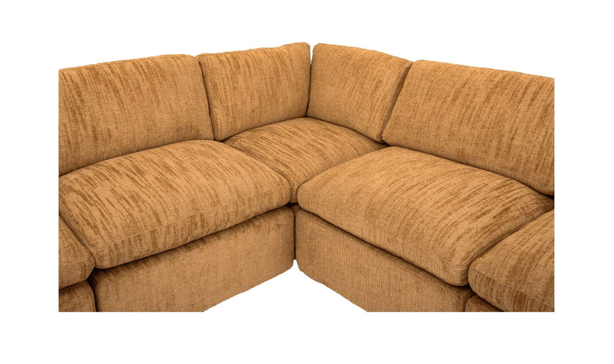 Cates Classic L Modular Sectional Golden Wheat by Moe's Home Collection - view 7
