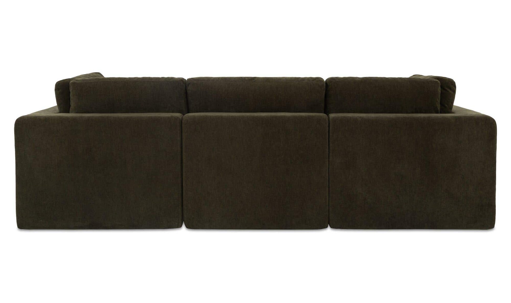 Cates Classic L Modular Sectional Dark Green by Moe's Home Collection - view 10