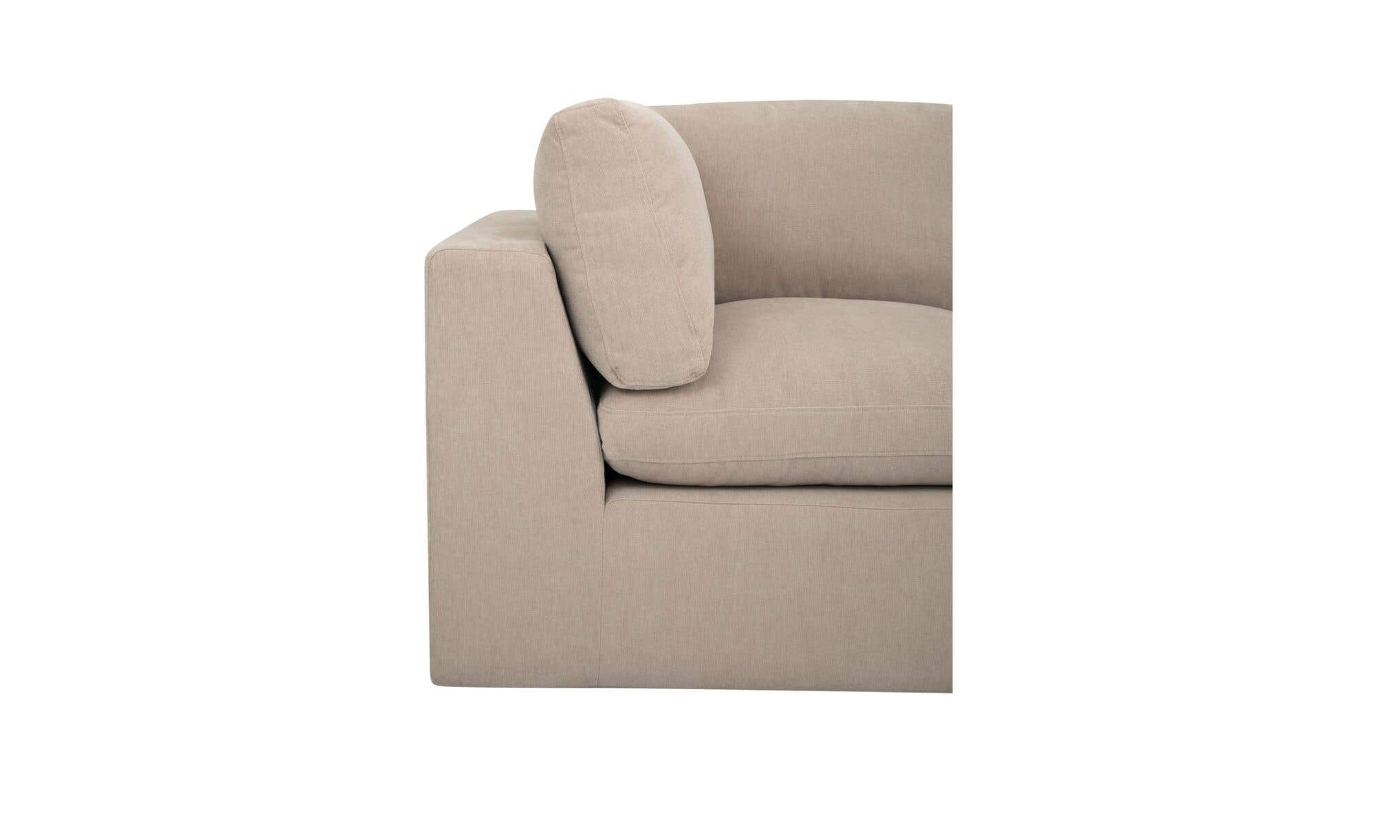 Cates Classic L Modular Sectional Pebble by Moe's Home Collection - view 11