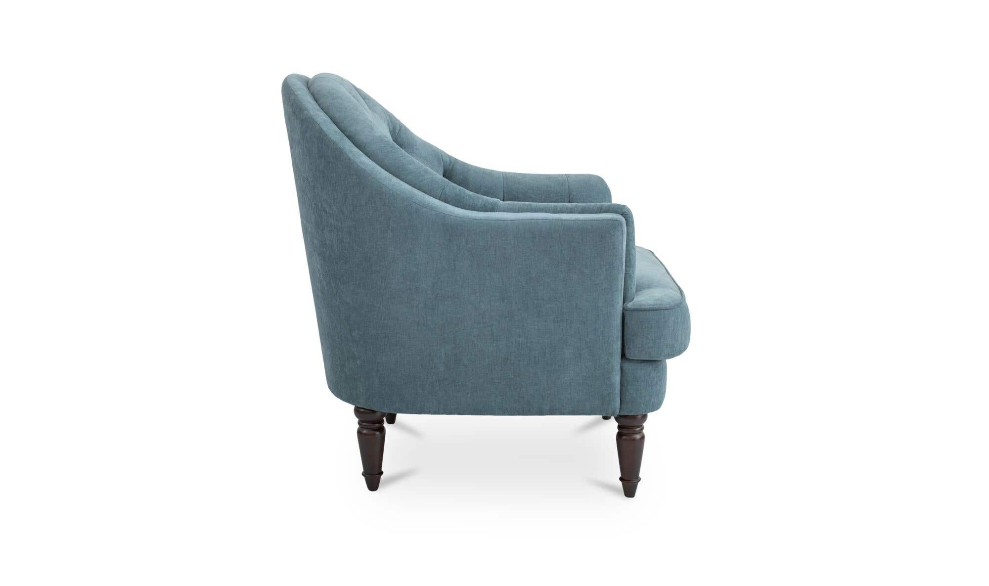 Pandora Accent Chair Light Blue by Moe's Home Collection - view 7