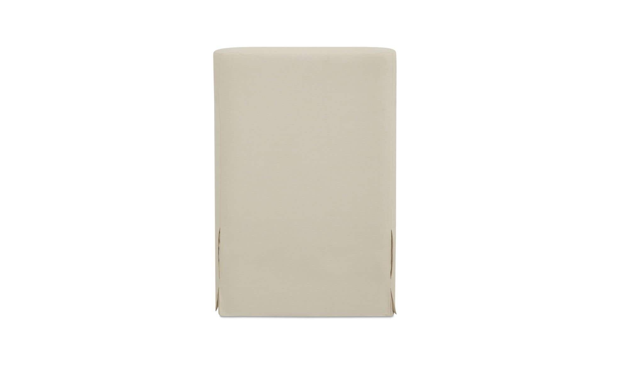 Lydia Outdoor Slipcover Dining Chair Cream by Moe's Home Collection - view 8