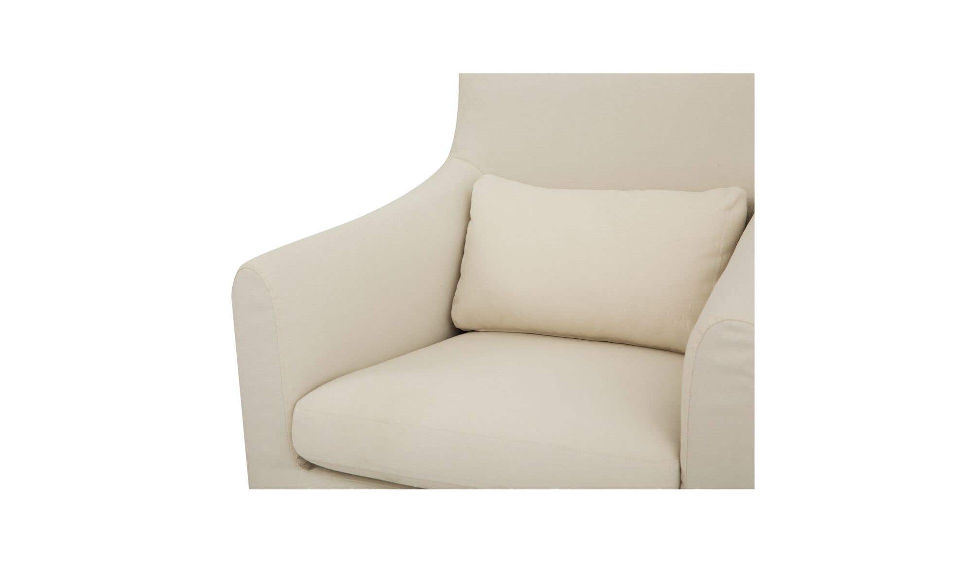 Lydia Outdoor Slipcover Dining Chair Cream by Moe's Home Collection - view 9