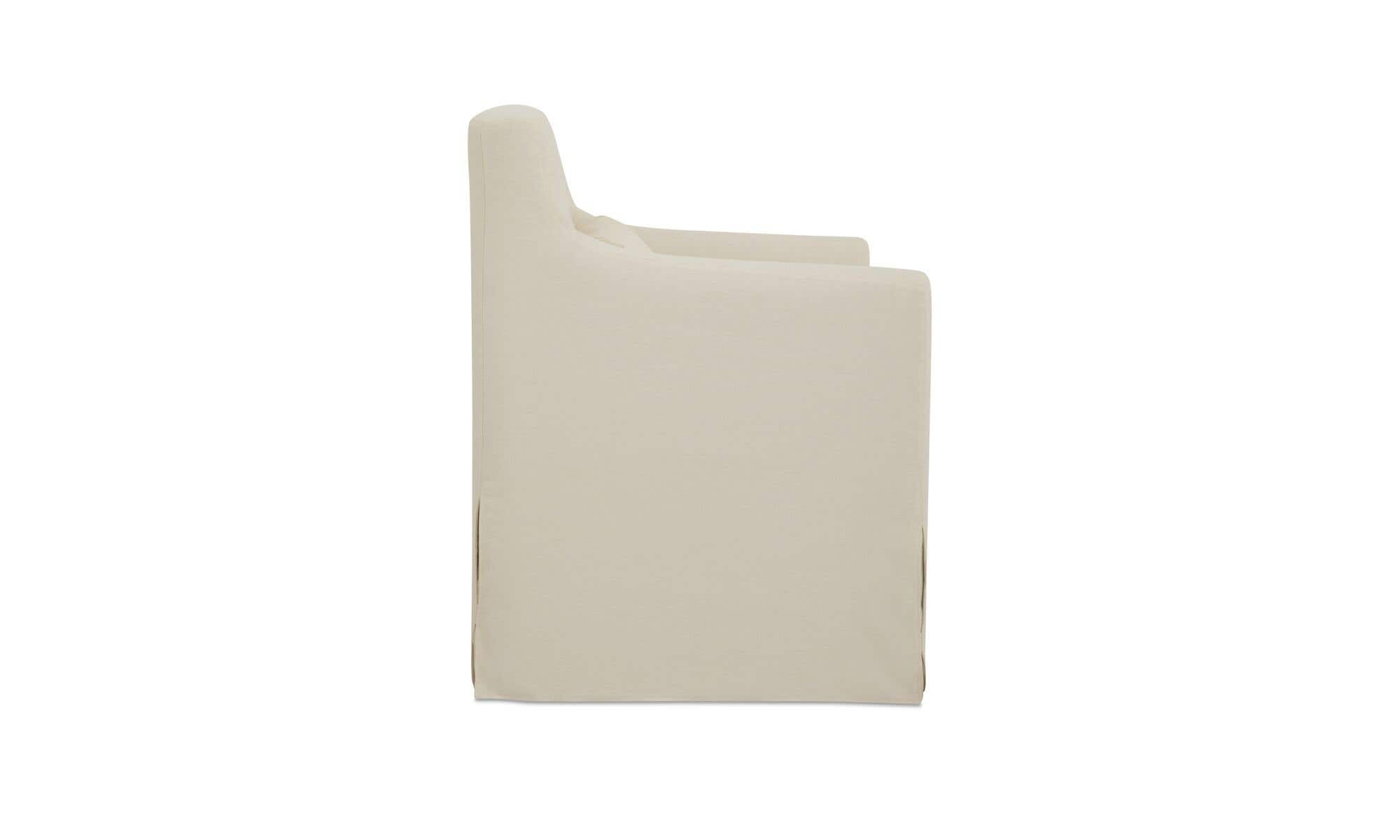 Lydia Outdoor Slipcover Dining Chair Cream by Moe's Home Collection - view 7