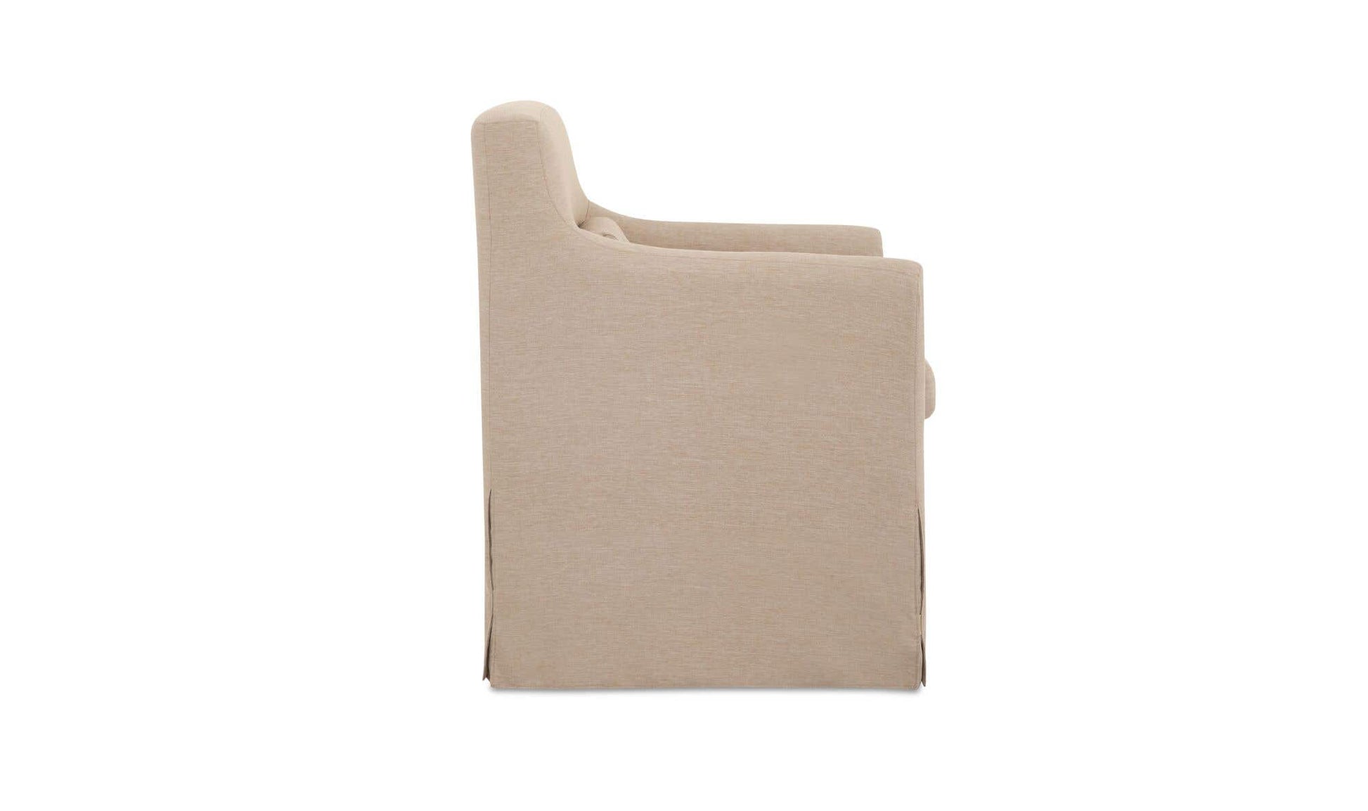 Lydia Outdoor Slipcover Dining Chair Light Brown by Moe's Home Collection - view 7