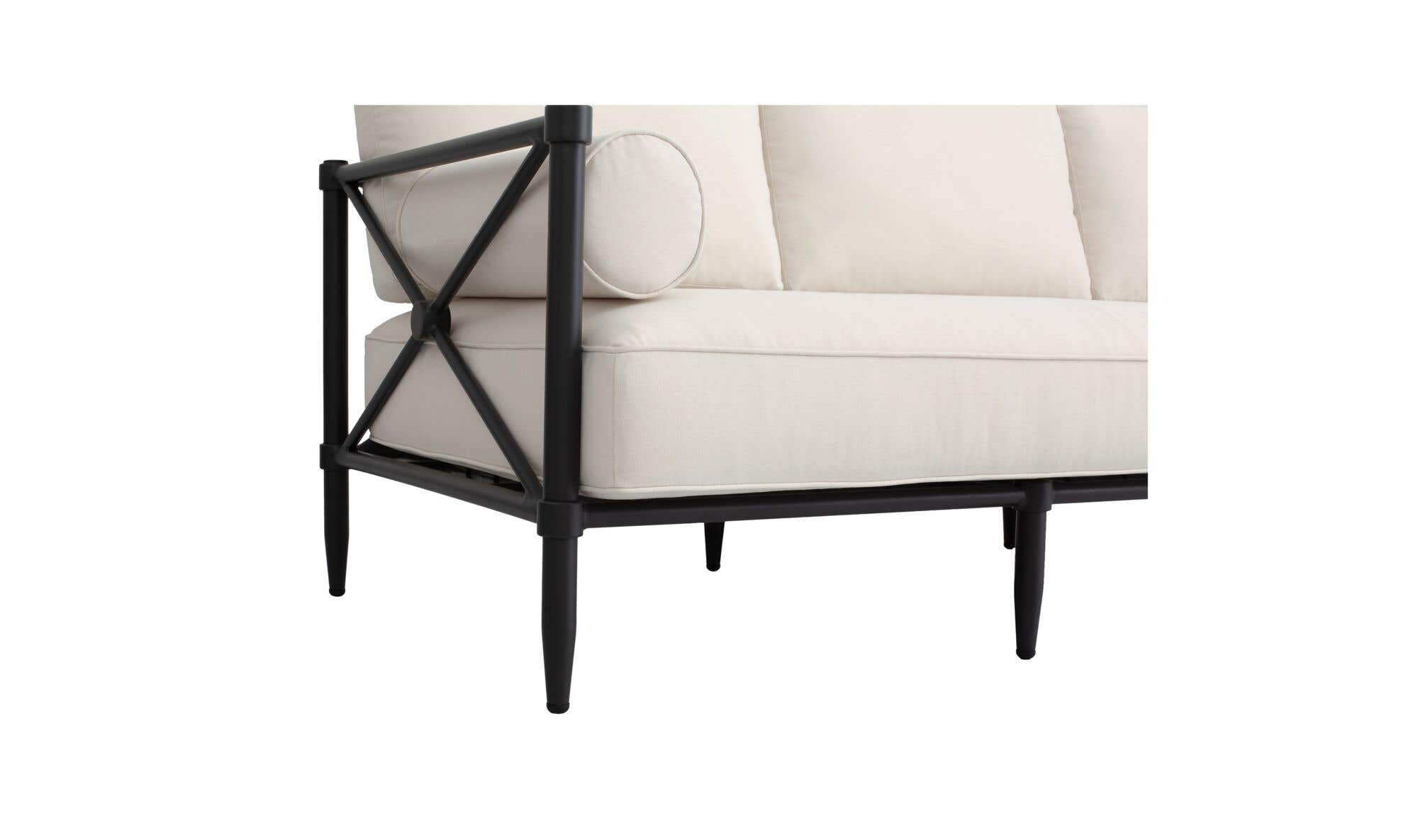 Willow Outdoor Sofa Cream by Moe's Home Collection - view 9