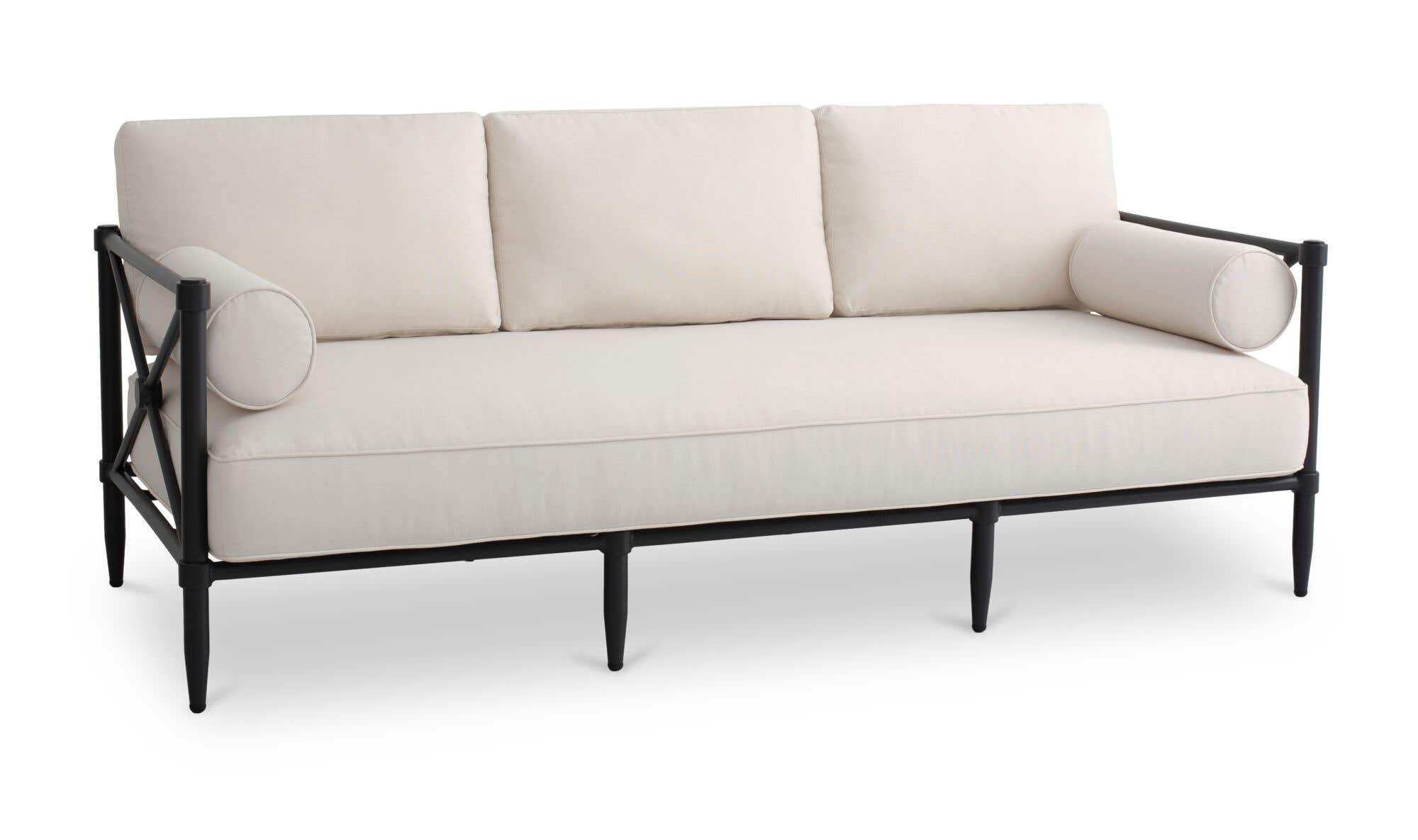 Willow Outdoor Sofa Cream by Moe's Home Collection - view 6