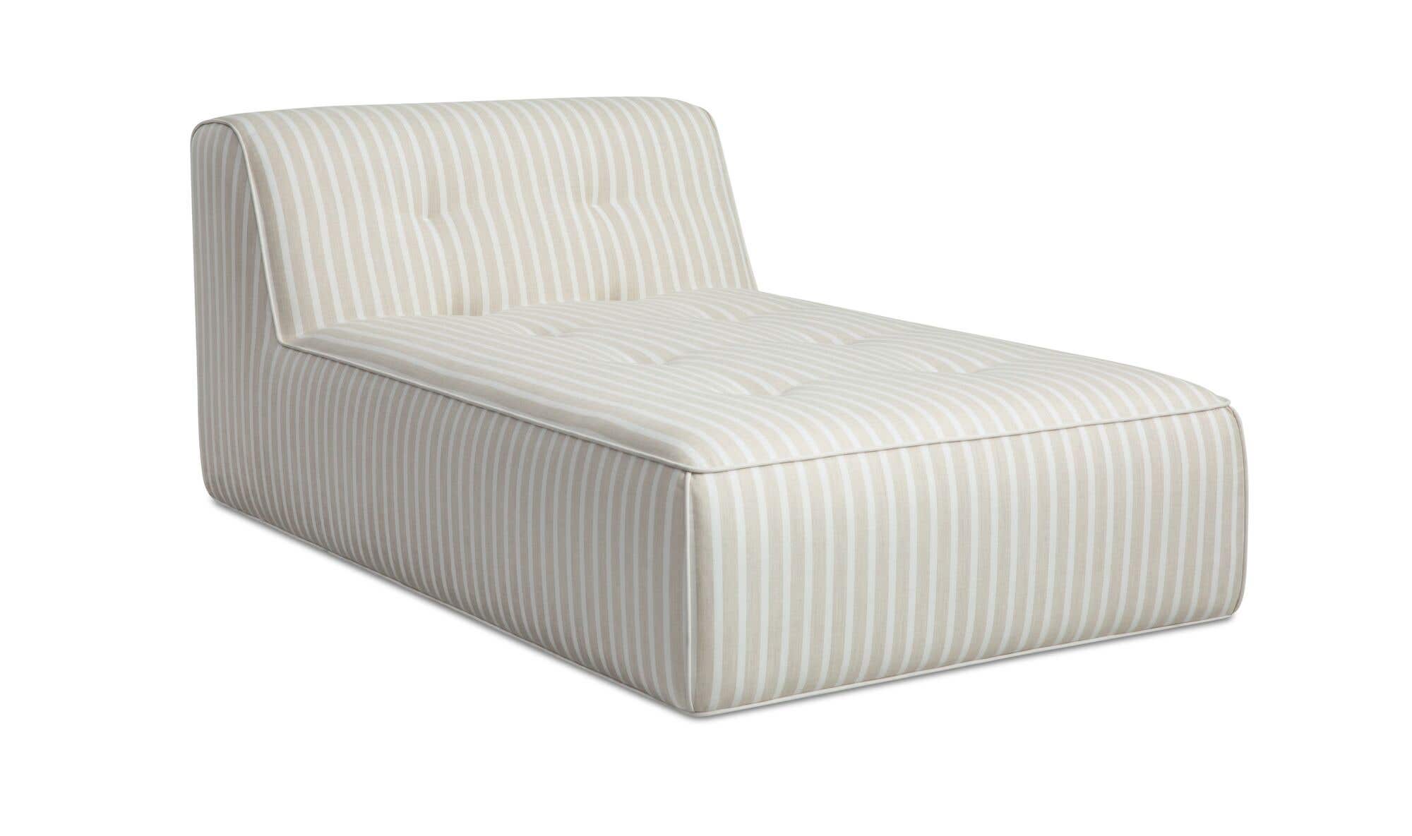 Sunseeker Outdoor Chaise Brown Stripe by Moe's Home Collection - view 6