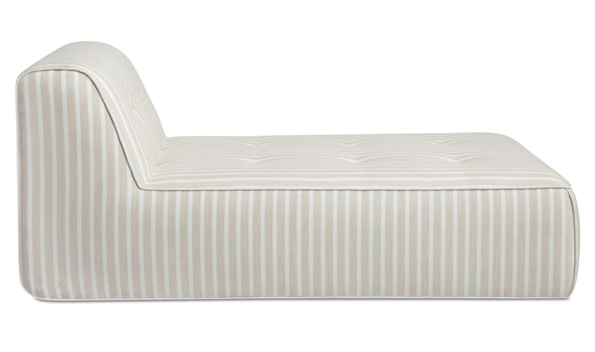 Sunseeker Outdoor Chaise Brown Stripe by Moe's Home Collection - view 7
