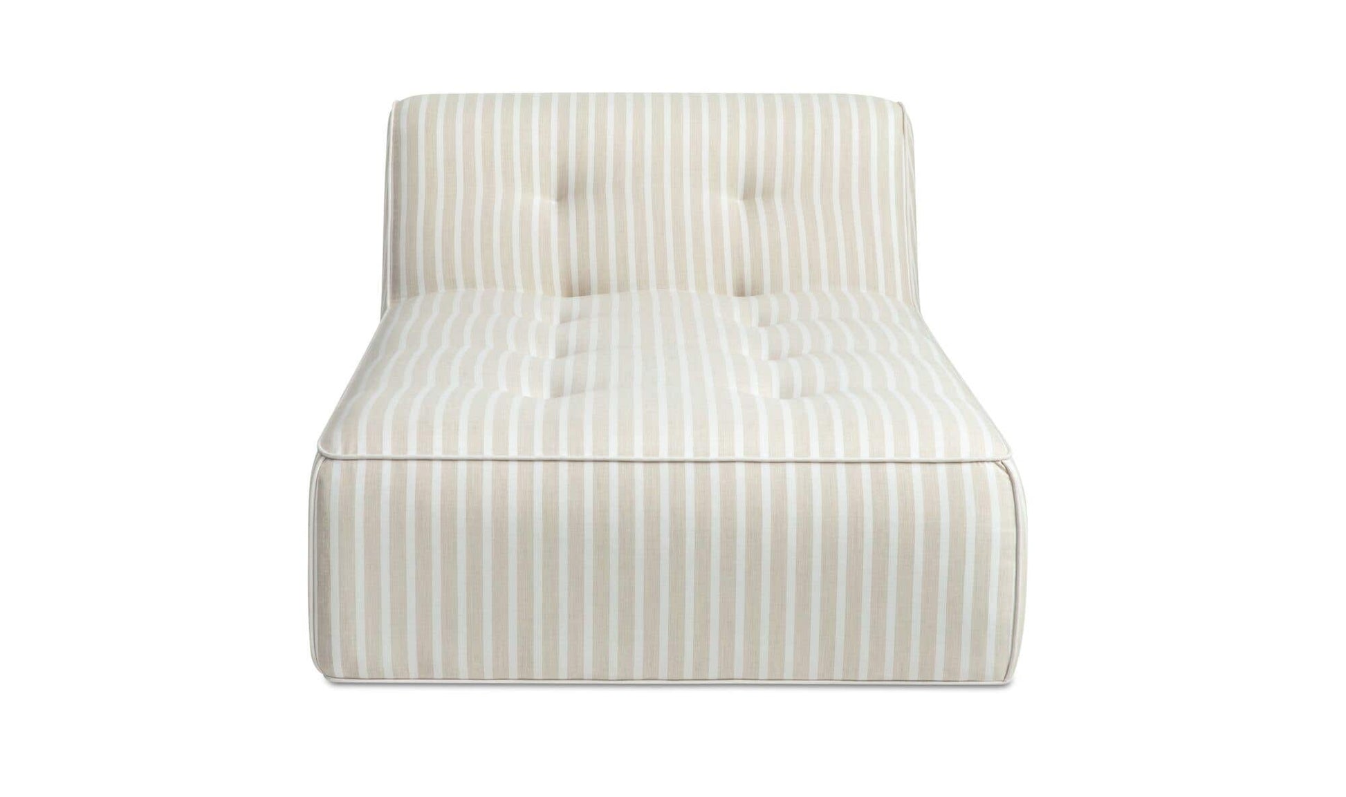 Sunseeker Outdoor Chaise Brown Stripe by Moe's Home Collection - view 4