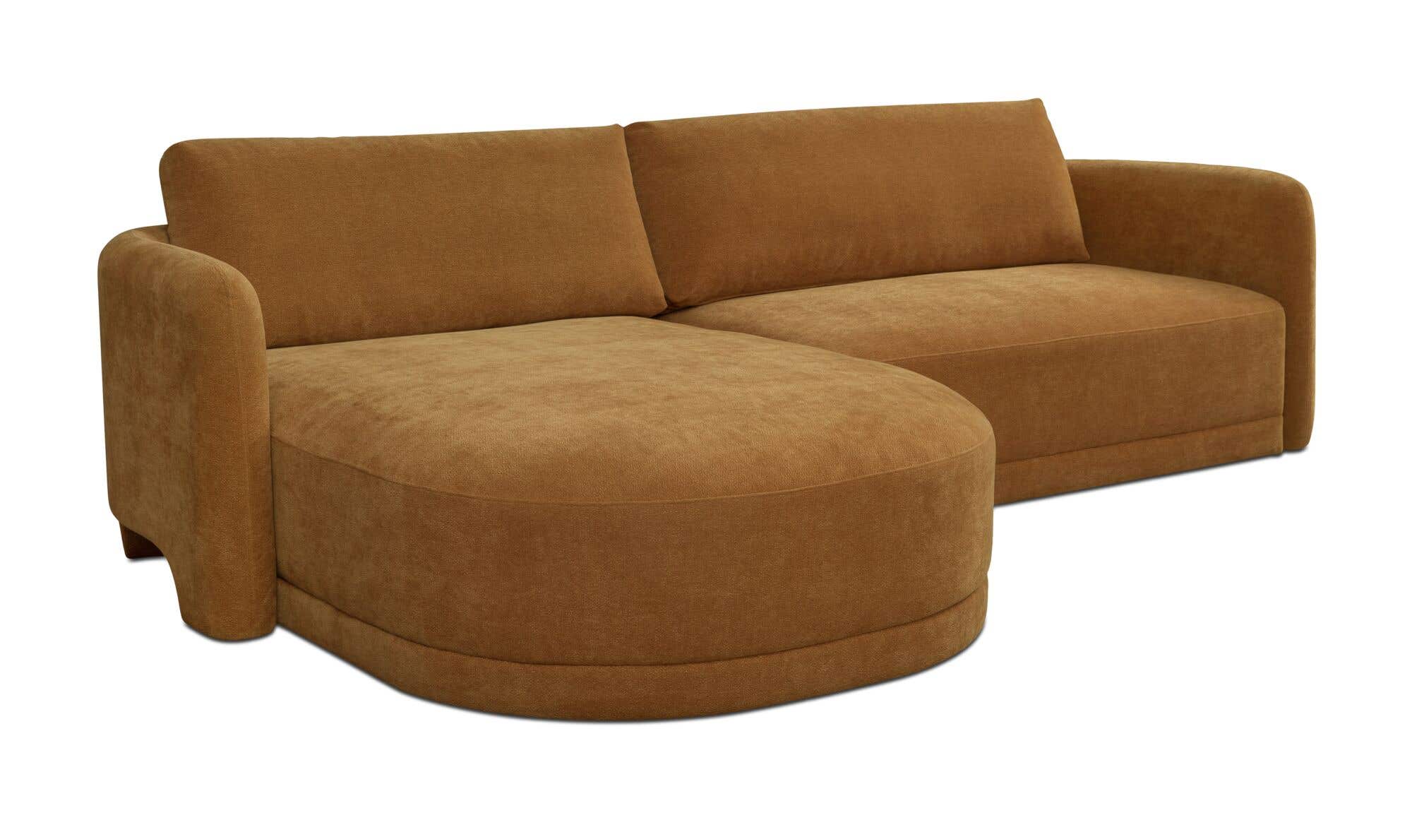 Emmy Sectional Ginger Left by Moe's Home Collection - view 6