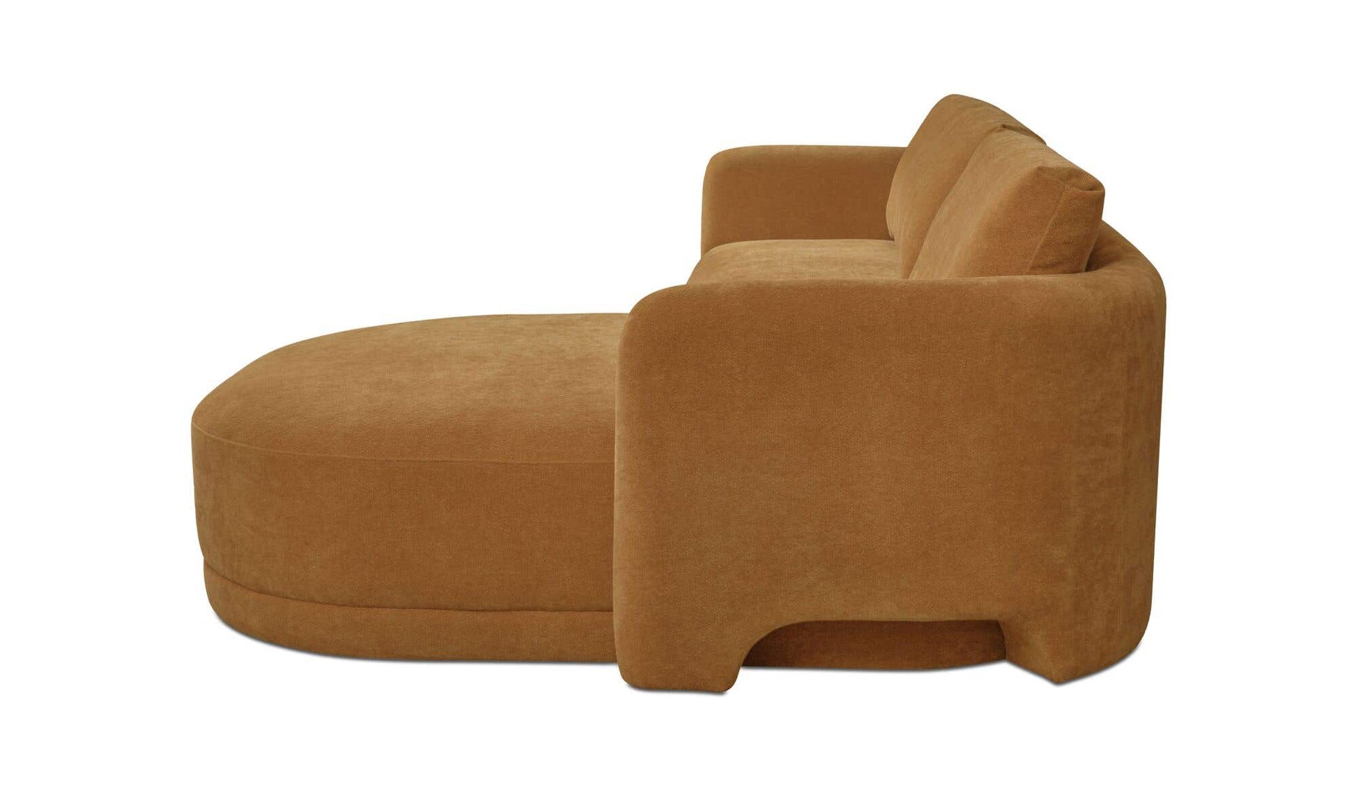 Emmy Sectional Ginger Right by Moe's Home Collection - view 7