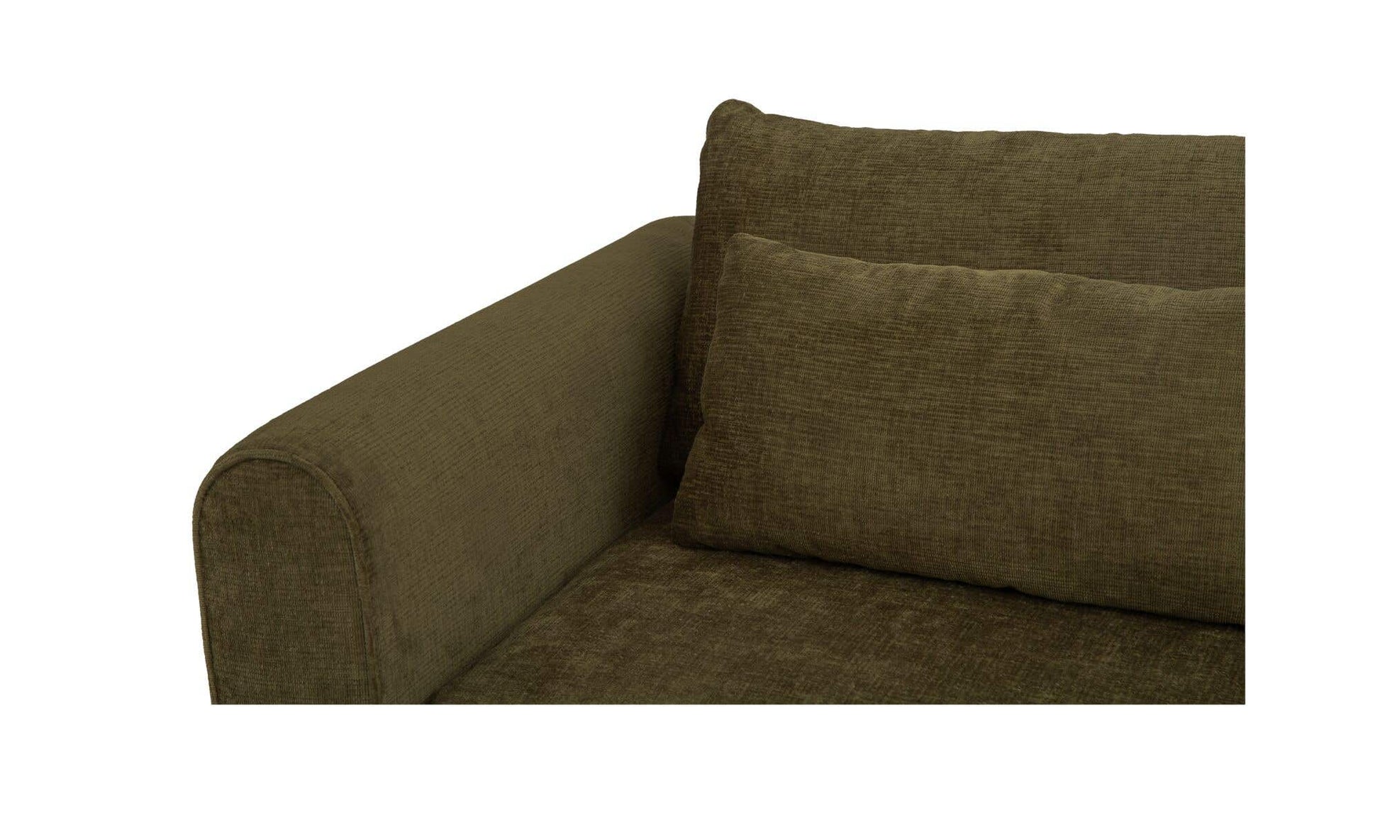 Swift Left Arm Facing Chair Dark Green by Moe's Home Collection - view 8