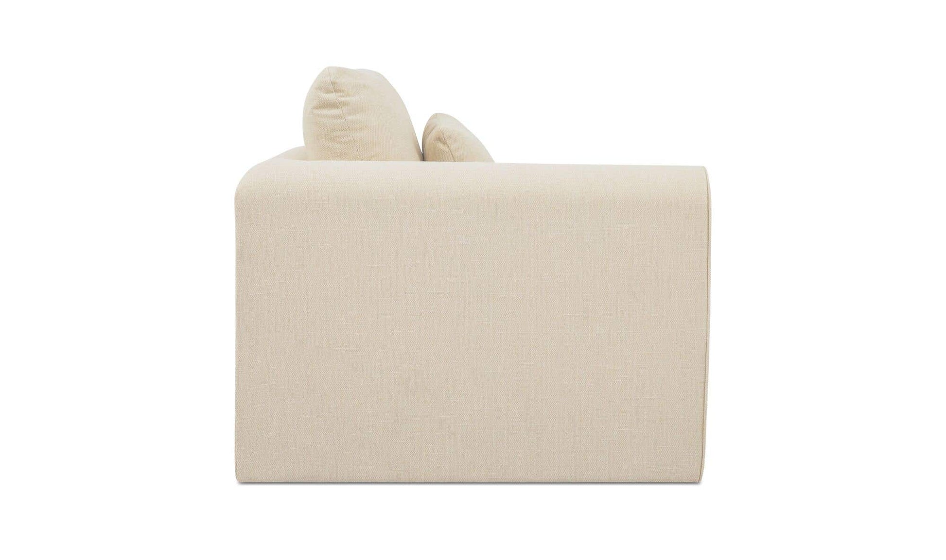 Swift Left Arm Facing Chair Light Beige by Moe's Home Collection - view 5