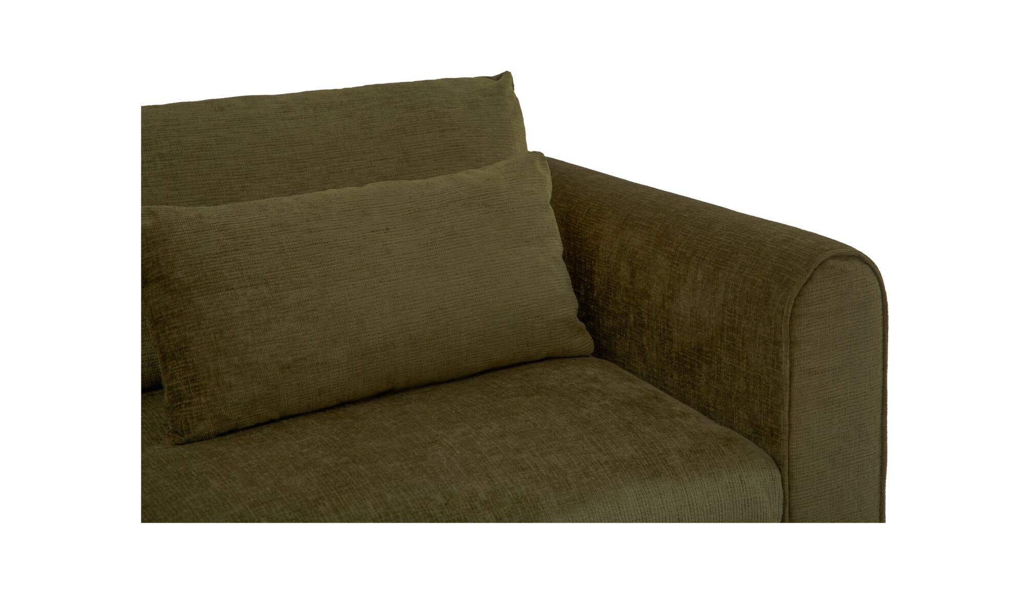 Swift Right Arm Facing Chair Dark Green by Moe's Home Collection - view 8