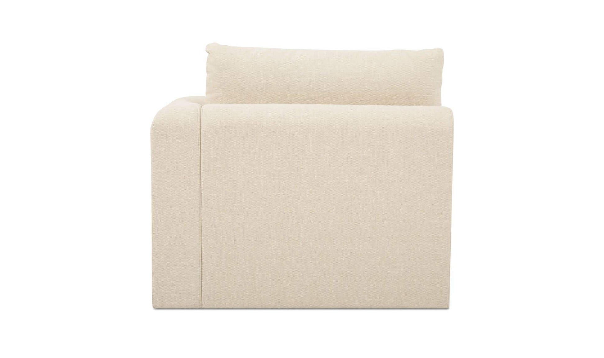 Swift Right Arm Facing Chair Light Beige by Moe's Home Collection - view 7