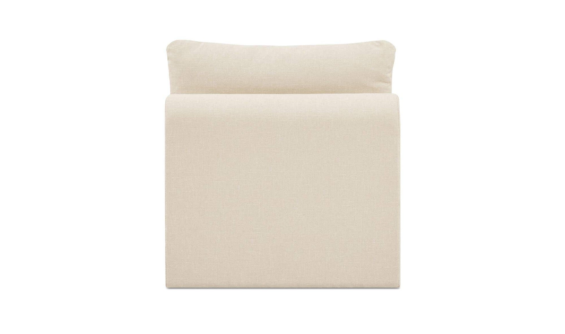 Swift Slipper Chair Light Beige by Moe's Home Collection - view 7