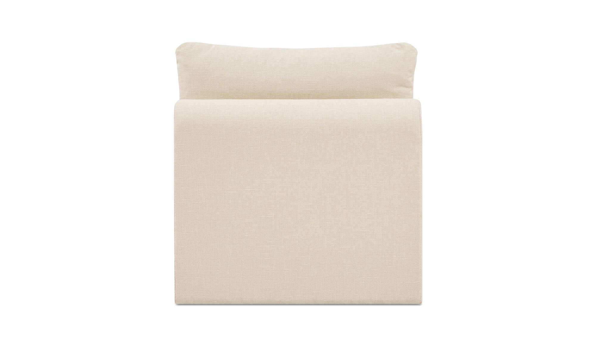 Swift Slipper Chair Light Beige by Moe's Home Collection - view 7