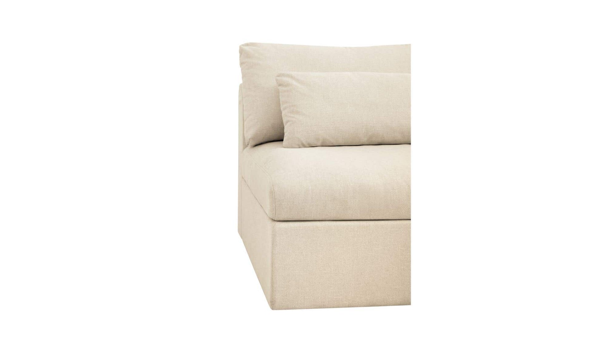 Swift Slipper Chair Light Beige by Moe's Home Collection - view 8