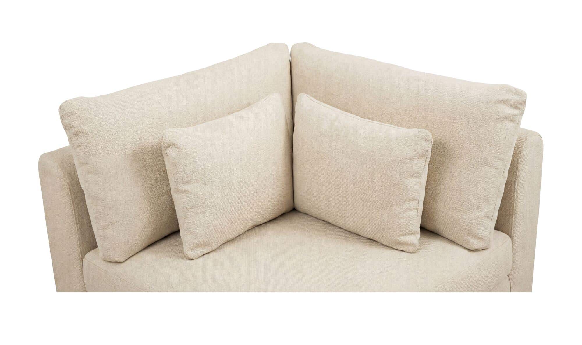 Swift Corner Chair Light Beige by Moe's Home Collection - view 6