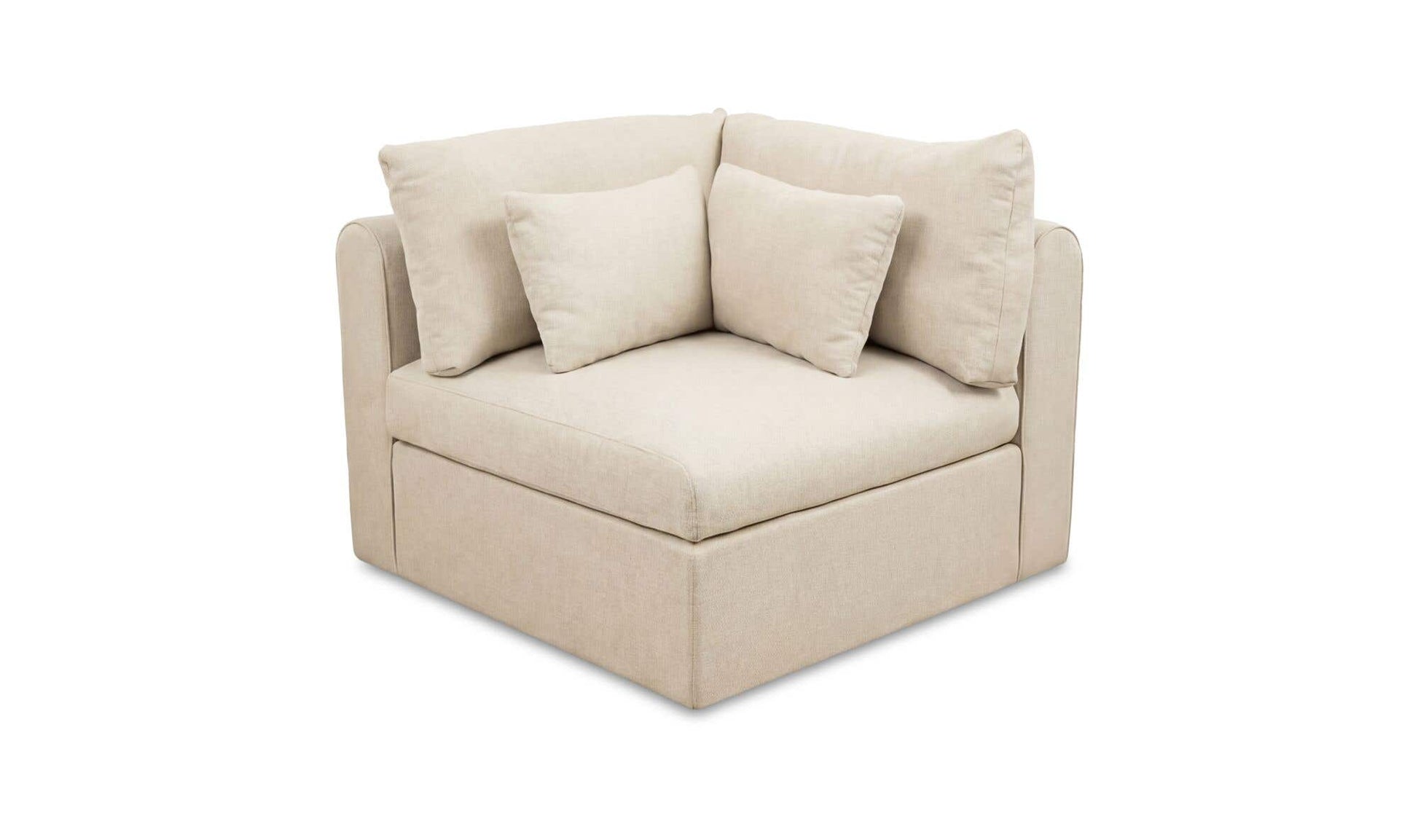 Swift Corner Chair Light Beige by Moe's Home Collection - view 4